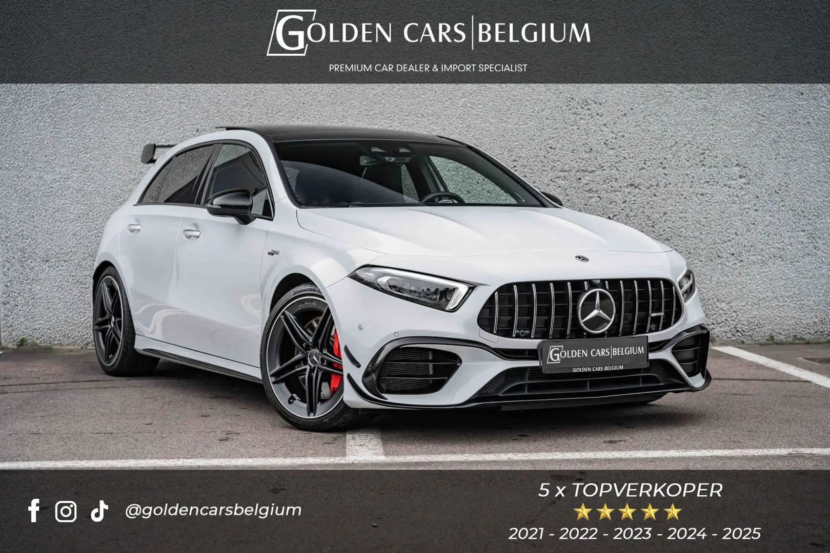 Mercedes-Benz A 45 AMG S 4M+ MULTIBEAM/AERO/PANO/TRACK/BURMESTER/CARPLAY bijela - 1