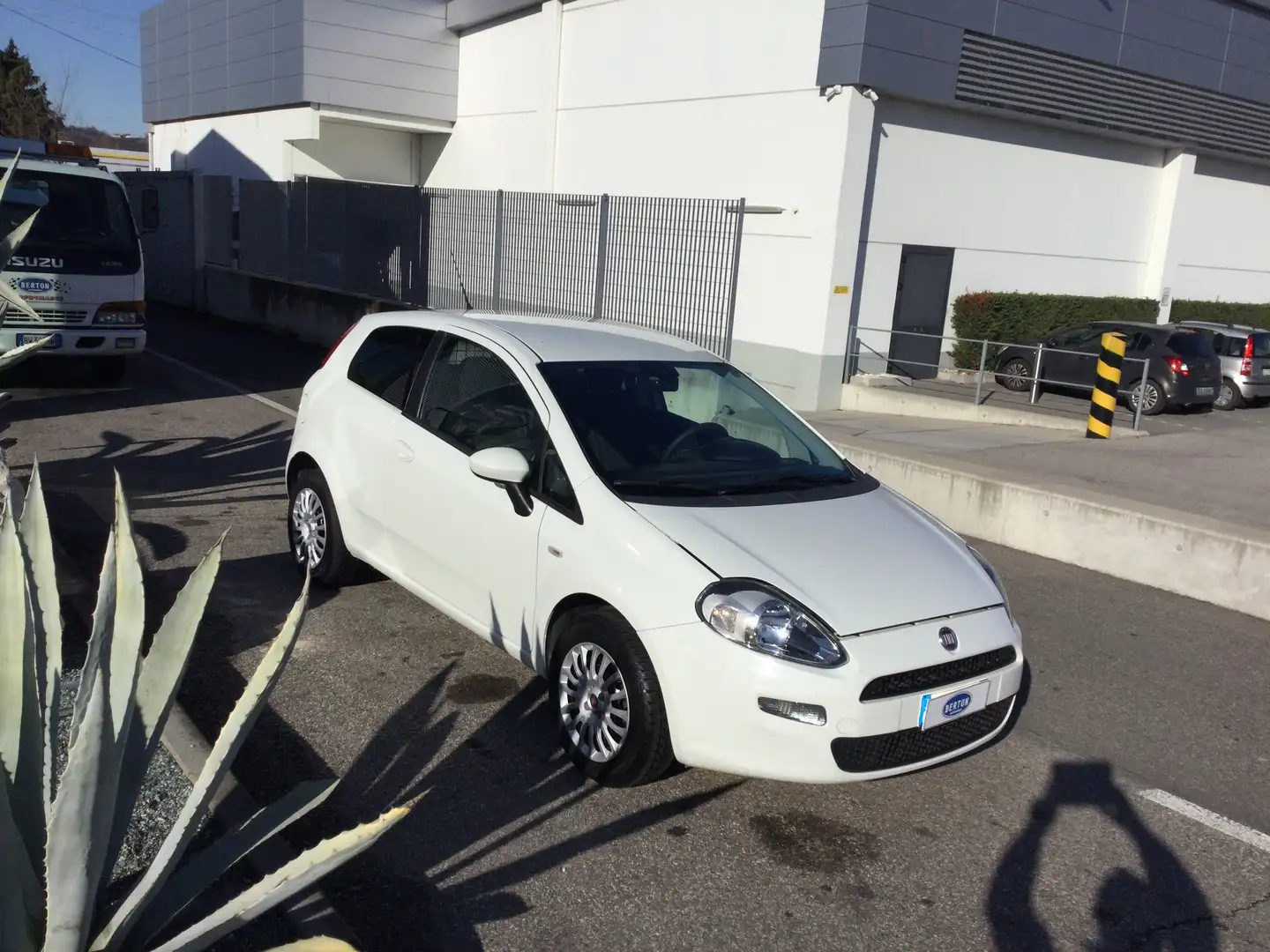 Fiat Punto 1.3 MJT 75CV 3 porte Van Weiß - 2