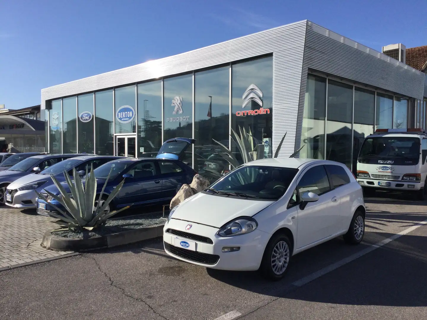Fiat Punto 1.3 MJT 75CV 3 porte Van Weiß - 1