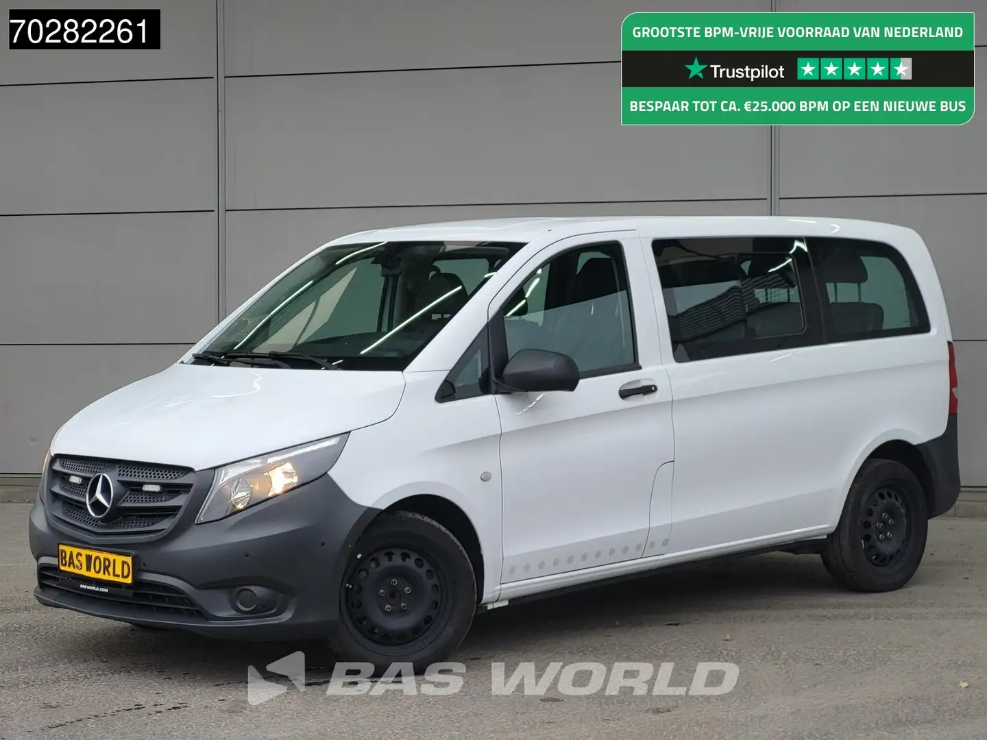Mercedes-Benz Vito 114 9 Persoons Automaat L2H1 Airco Cruise Persoons Wit - 1