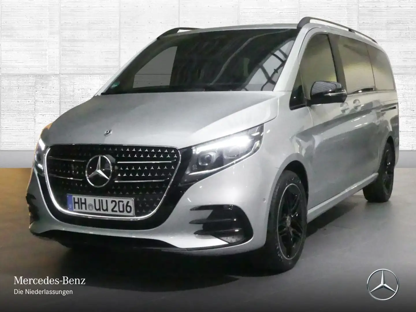 Mercedes-Benz V 300 d AVANTGARDE+AMG+9G+AHK+Klimaautom.+Navi+DIS Silber - 2