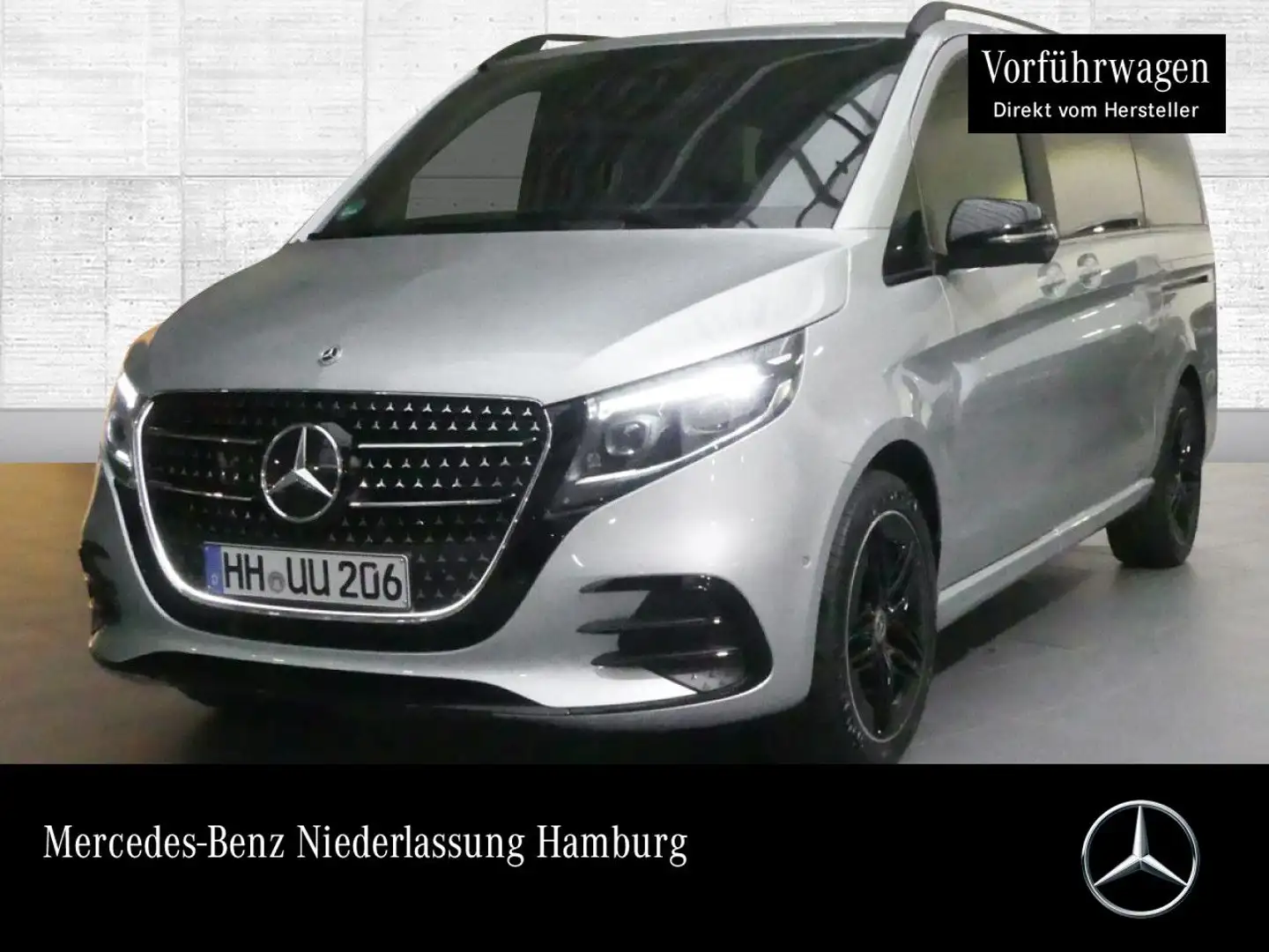 Mercedes-Benz V 300 d AVANTGARDE+AMG+9G+AHK+Klimaautom.+Navi+DIS Silber - 1