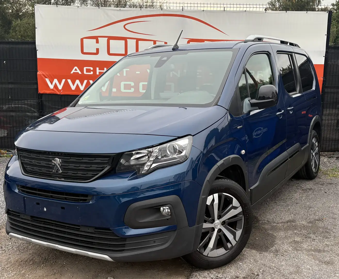 Peugeot Rifter 1.2 Long GT Line - EU6 - GARANTIE 1AN - Bleu - 1
