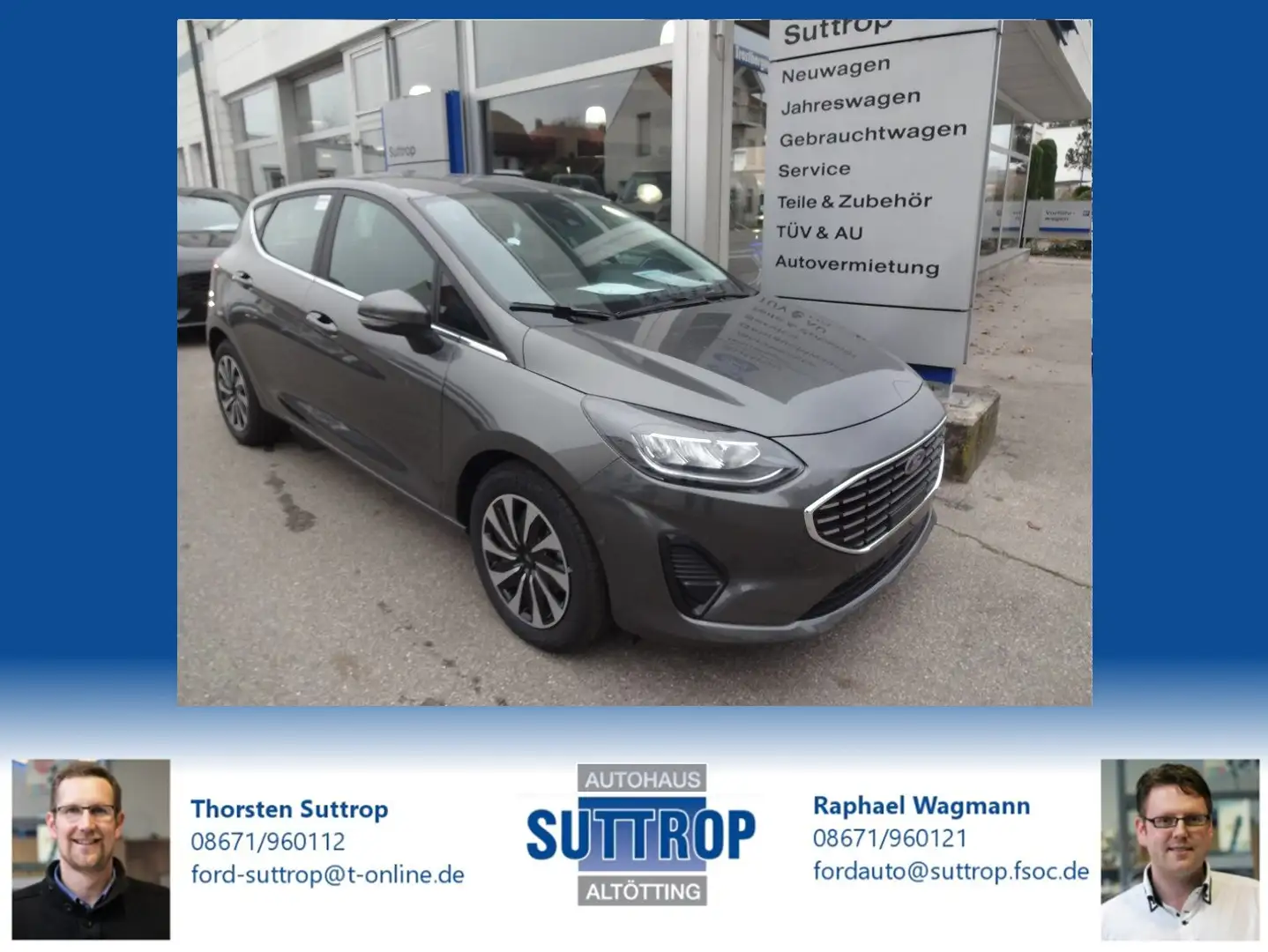 Ford Fiesta Titanium M-HEV Sofort verfügbar Grau - 1