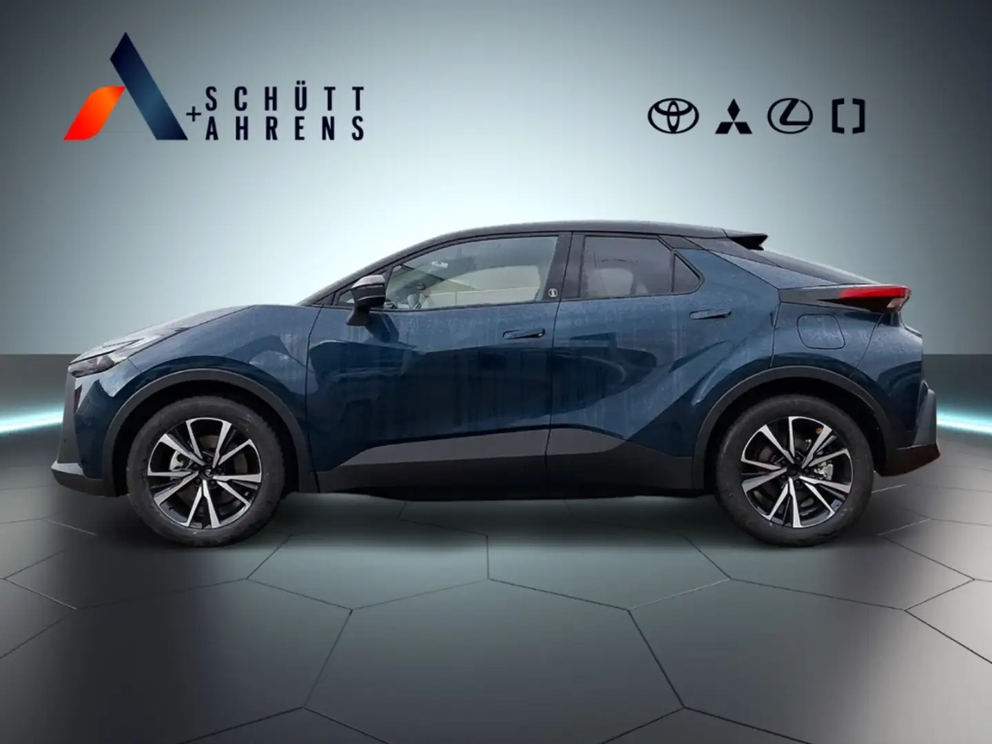 Toyota C-HR PHEV Team D 2.0 4x2 LED PDCv+h SHZ Induktionsladen Bleu - 2
