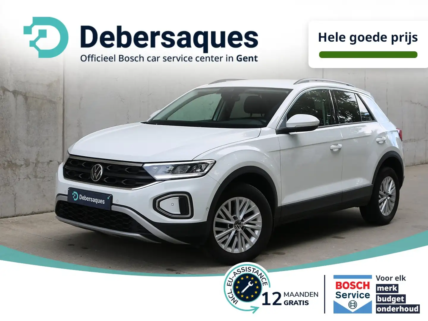 Volkswagen T-Roc 1.0 TSI Life LED NAVI APP PSENS+CAM Blanc - 1
