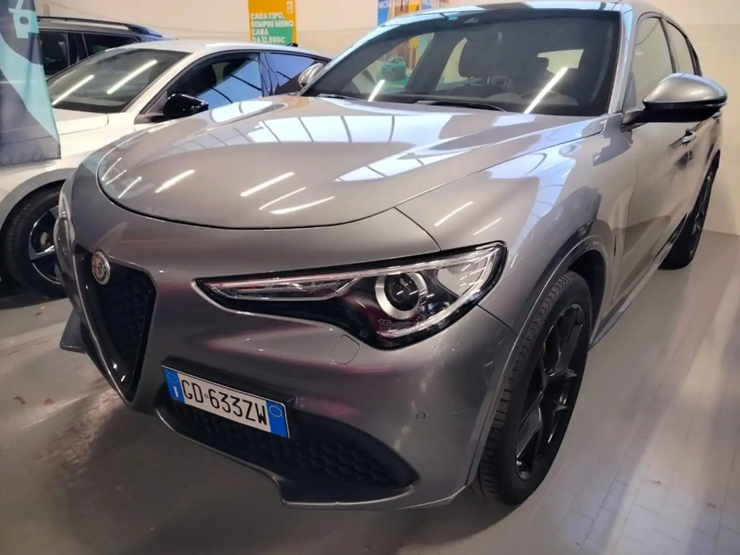 Alfa Romeo Stelvio 2.2 Turbodiesel 210 CV AT8 Q4 Veloce Gris - 1