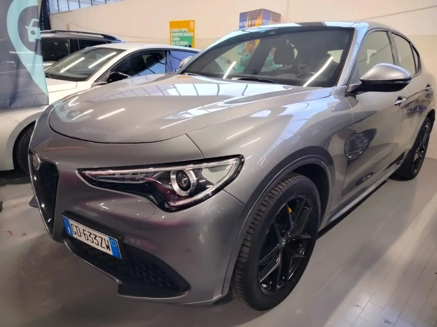 Alfa Romeo Stelvio 2.2 Turbodiesel 210 CV AT8 Q4 Veloce Gris - 2