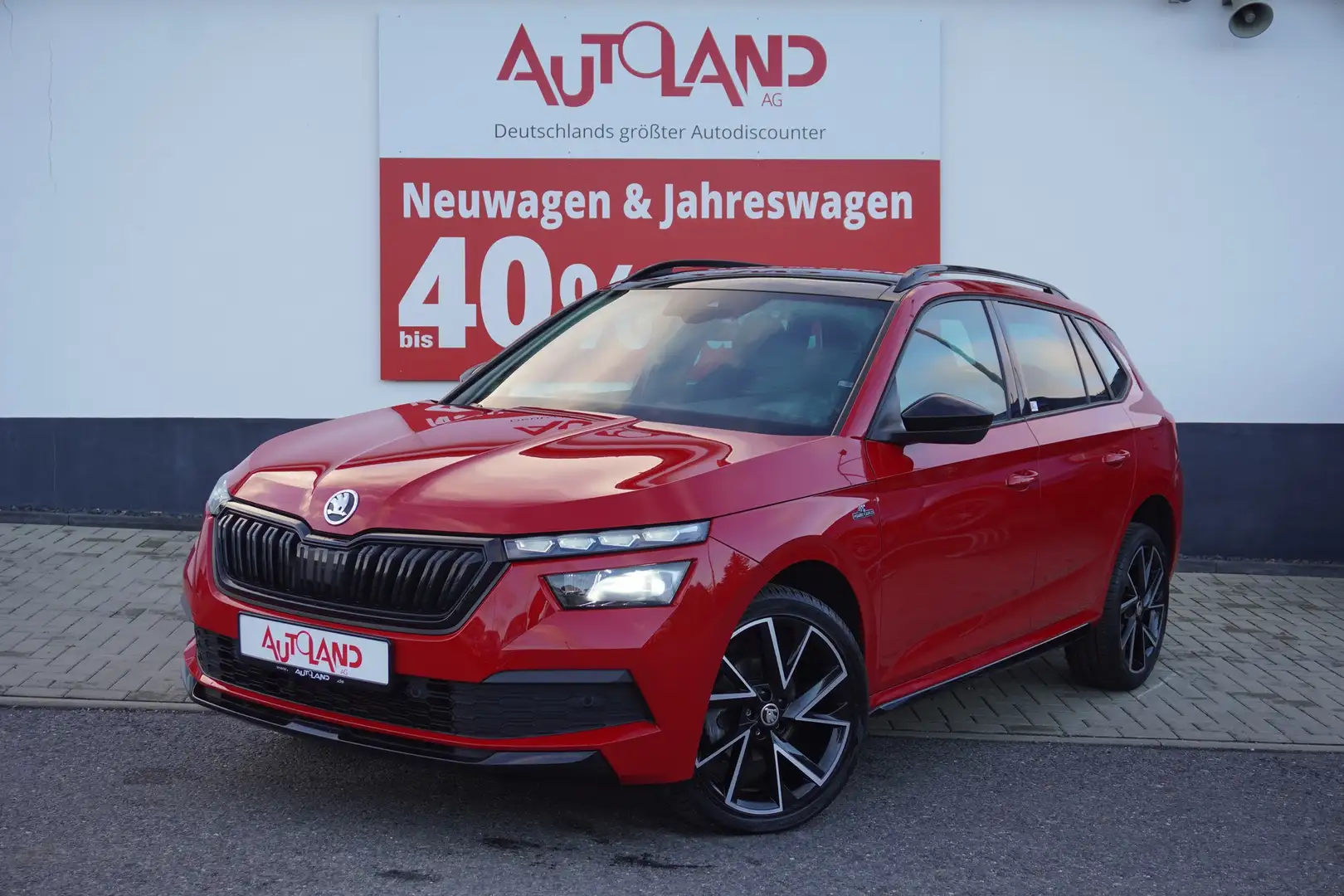 Skoda Kamiq 1.5 TSI Monte Carlo DSG LED Navi AHK PDC Rouge - 2
