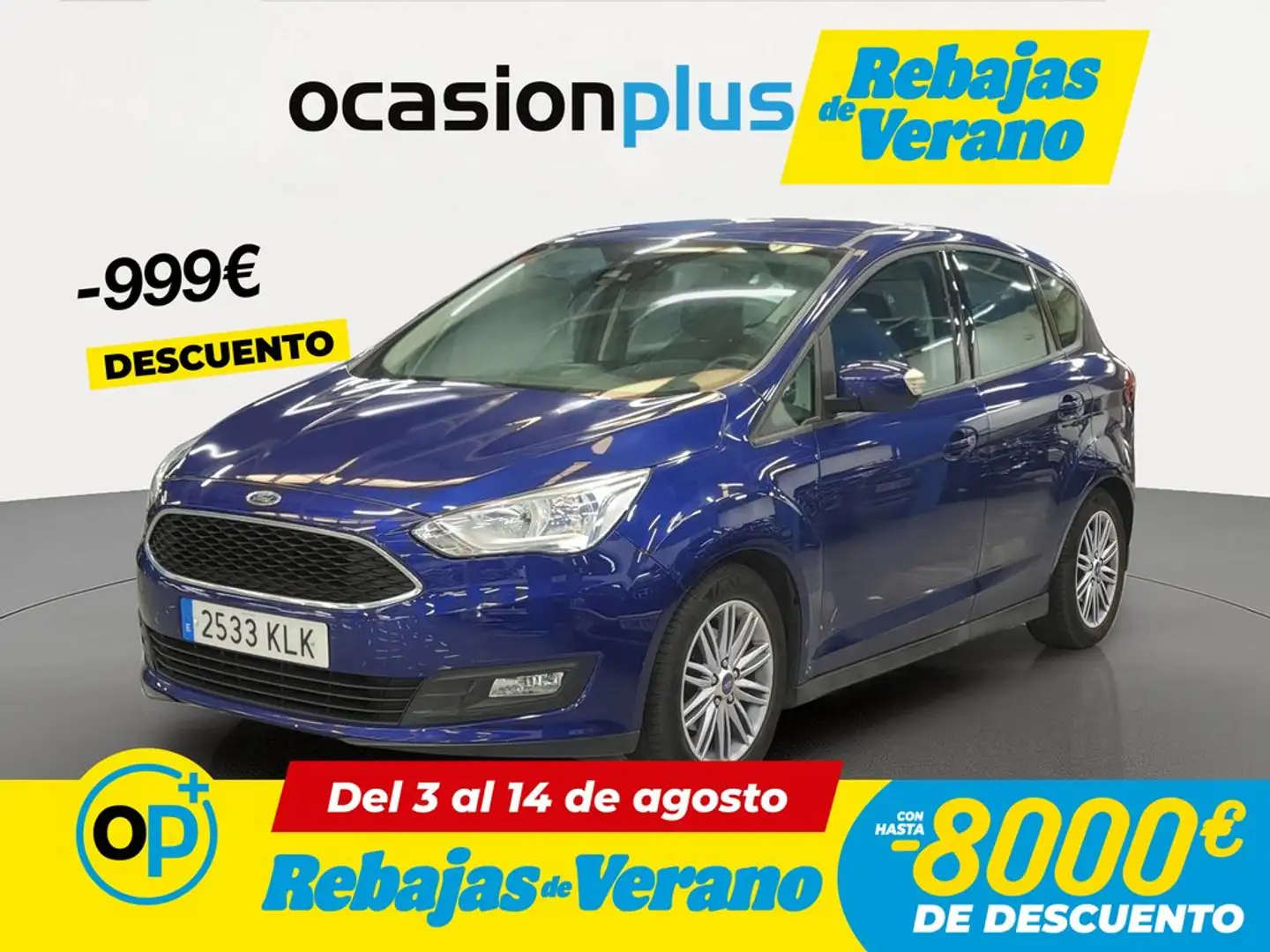 Ford C-Max 1.0 Ecoboost Auto-S&S Trend+ 125 Azul - 1