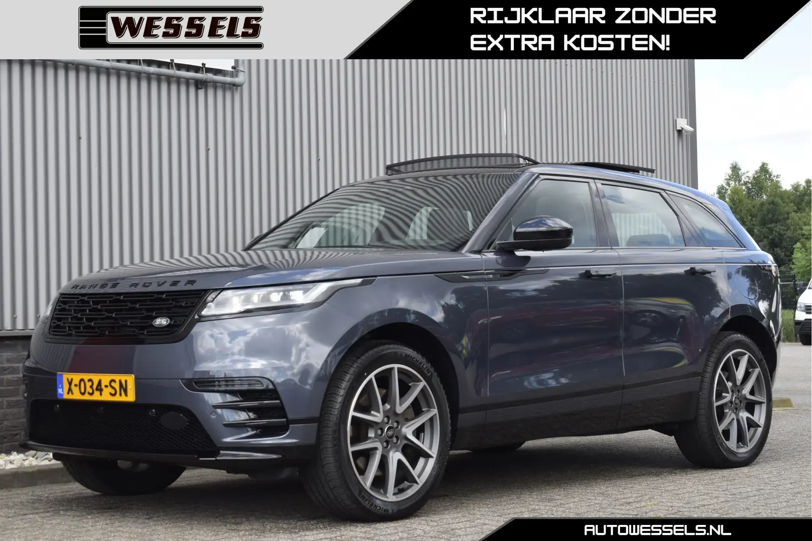 Land Rover Range Rover Velar 2.0 P400e R-Dynamic HSE Virtual cockpit, Adaptive Blauw - 1