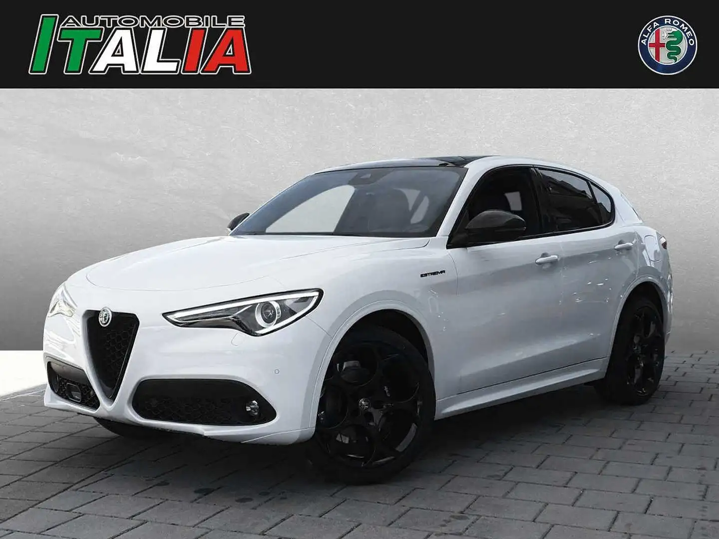 Alfa Romeo Stelvio Estrema 2.2 Diesel 16V AT8 Q4 Weiß - 1