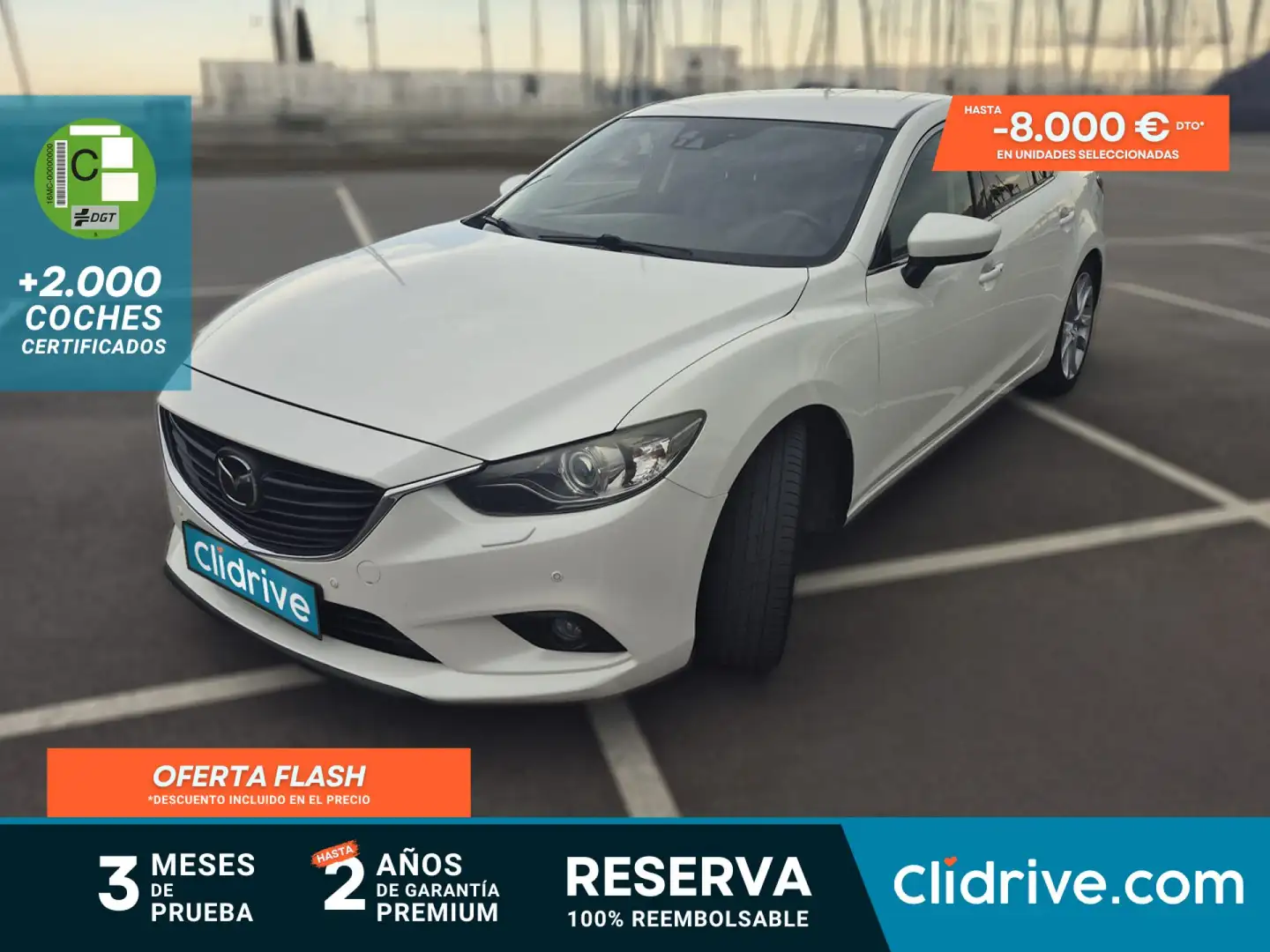 Mazda 6 2.2 DE 175cv AT Luxury + Pack Travel Blanco - 1