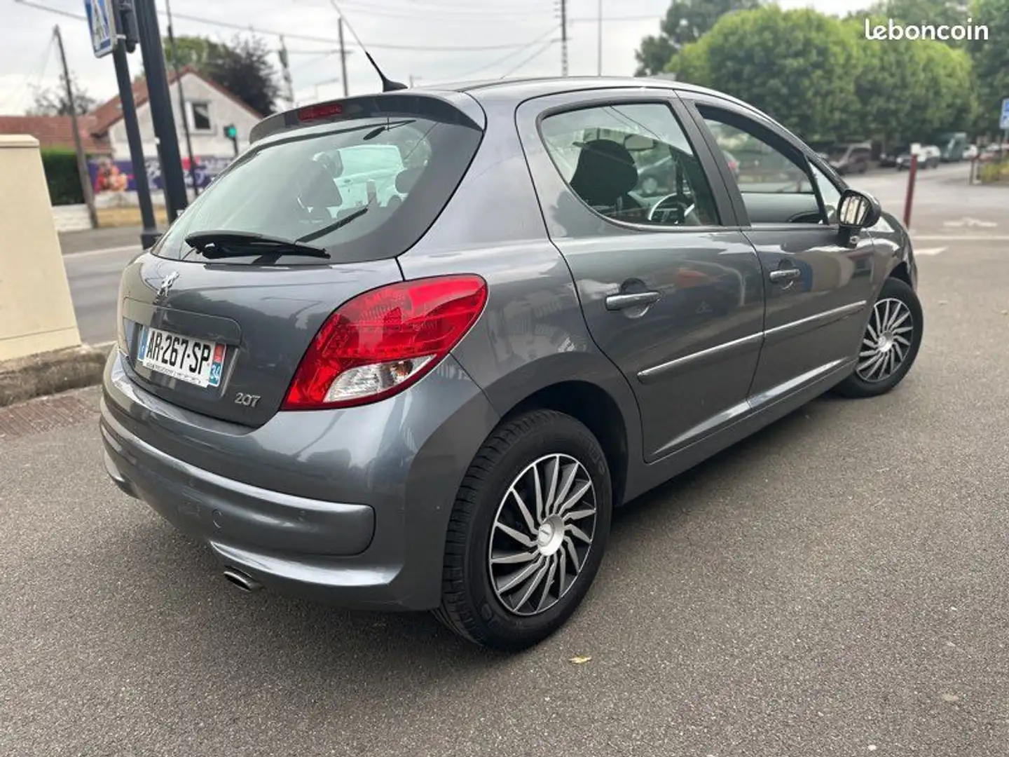 Peugeot 207 5 portes 120ch pack clim auto Gris - 2