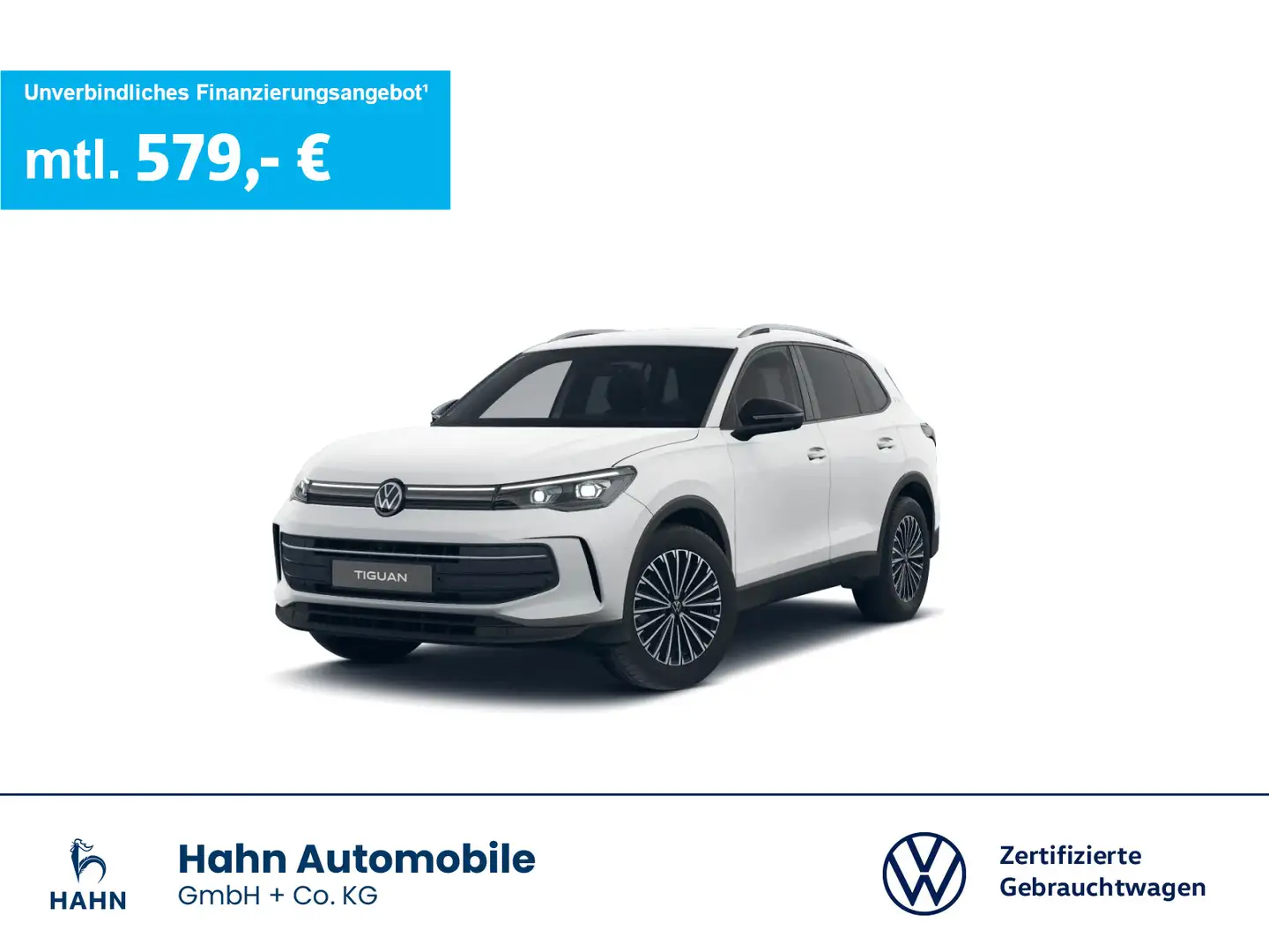 Volkswagen Tiguan 1.5eTSI DSG Goal 360° ACC AHK Matrix Navi Weiß - 1