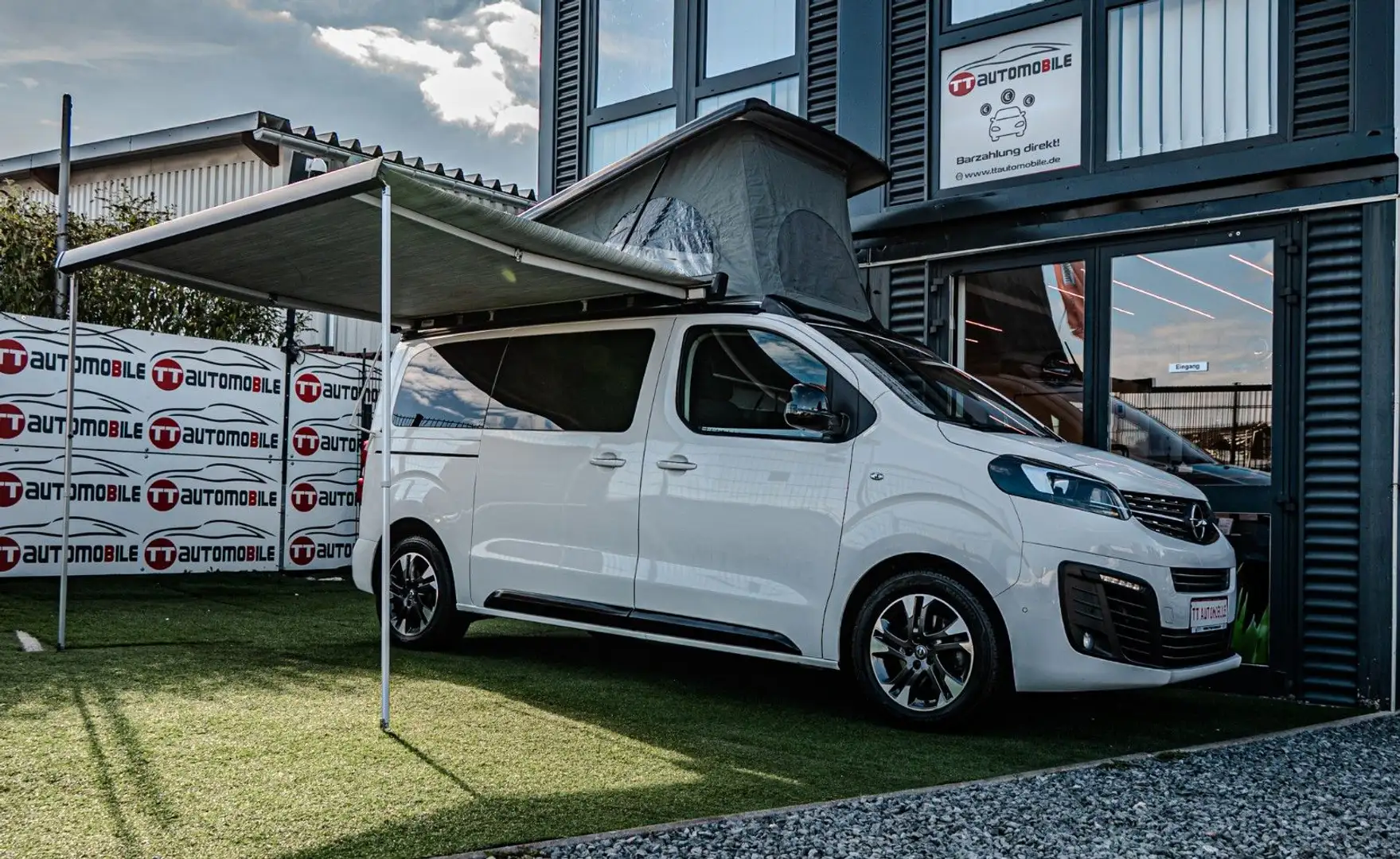 Opel Zafira Life CROSSCAMP M|AHK|KÜCHE|FLEX|4xBETT Weiß - 1