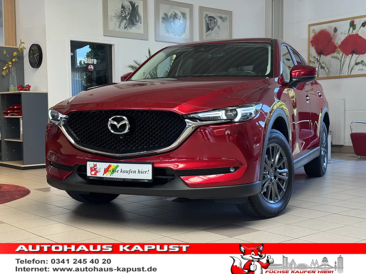 Mazda CX-5 Exclusive-Line AWD/DAB/NAVI/SPUR/360/ Rouge - 1