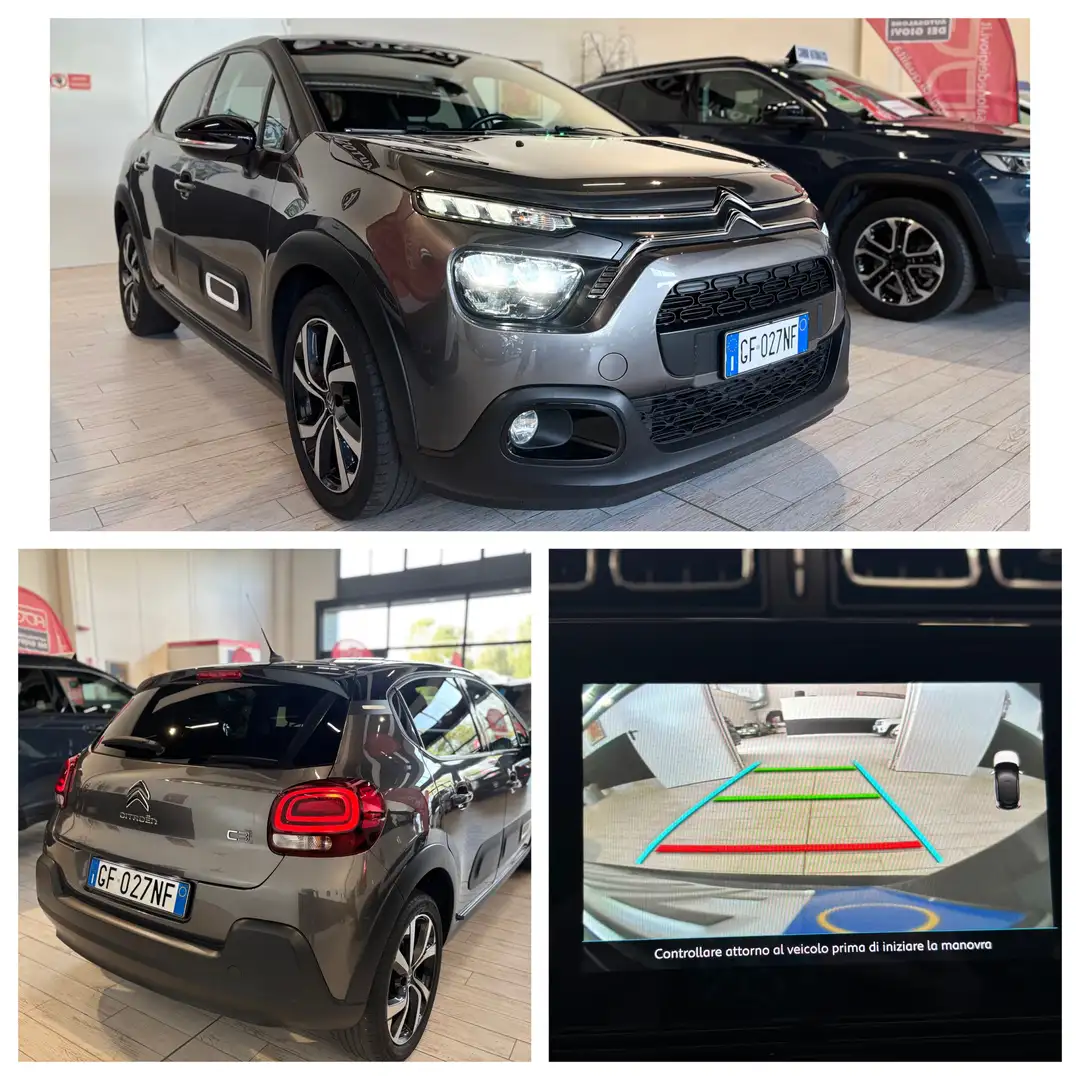 Citroen C3 SHINE BLUE HDI 1.5 100CV FULL OPTIONAL KM. CERTI. Grigio - 1