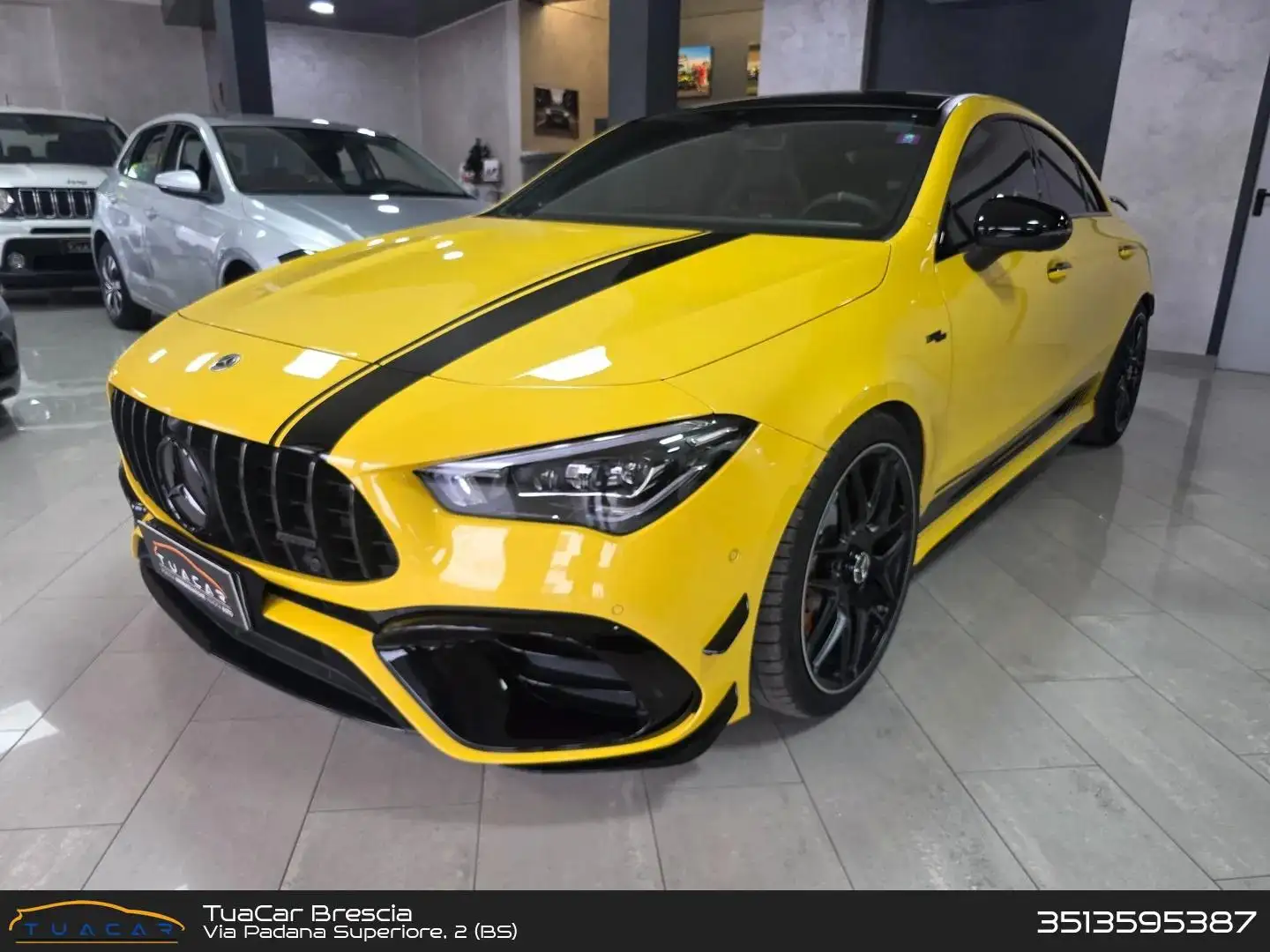 Mercedes-Benz CLA 45 AMG Premium Night Jaune - 1
