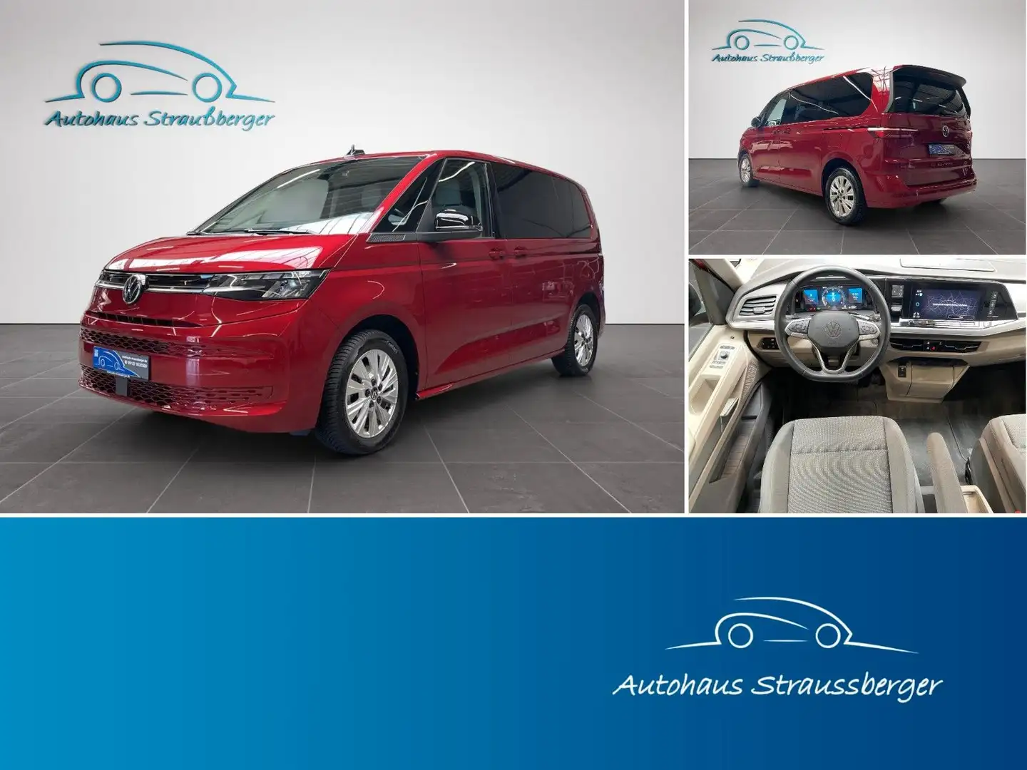 Volkswagen T7 Multivan Life ACC 6-Sitze Rfk NP: 64.000 € Rot - 1