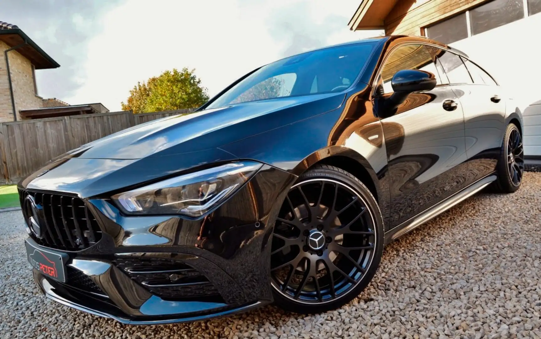 Mercedes-Benz CLA 180 AMG 7G-DCT **EDITION**45 AMG LOOK**PANORAMADAK** Zwart - 2