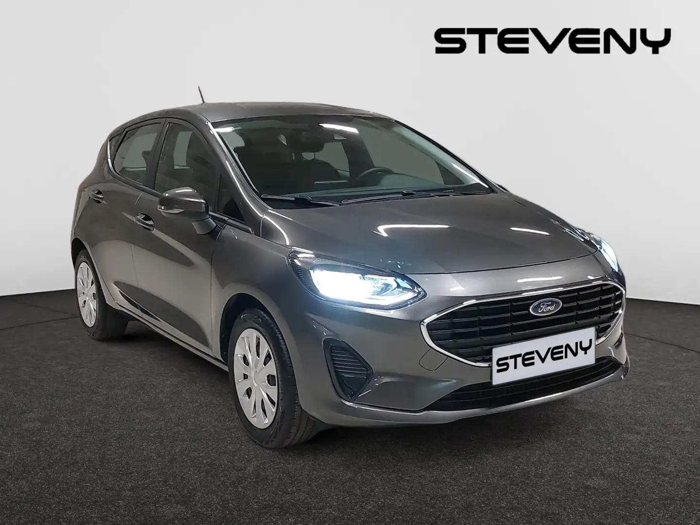 Ford Fiesta CONNECTED 1.0i EcoBoost 100CV*DEMO*CLIM*FAIBLE KMS Gris - 2