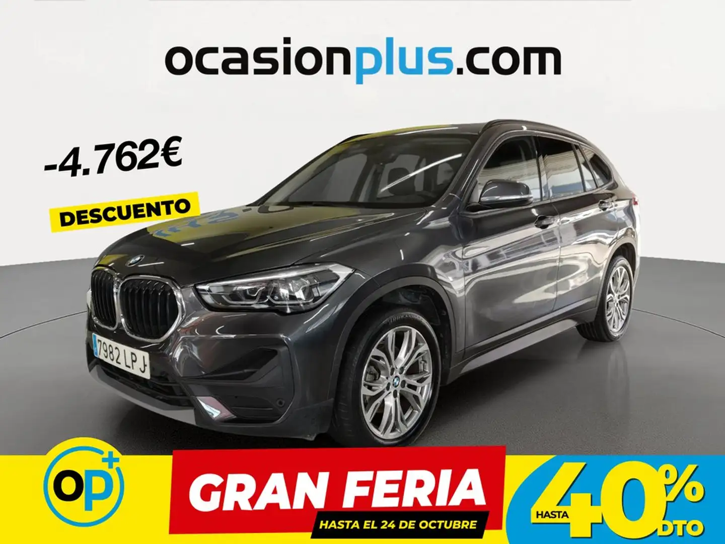 BMW X1 sDrive 18iA Gris - 1