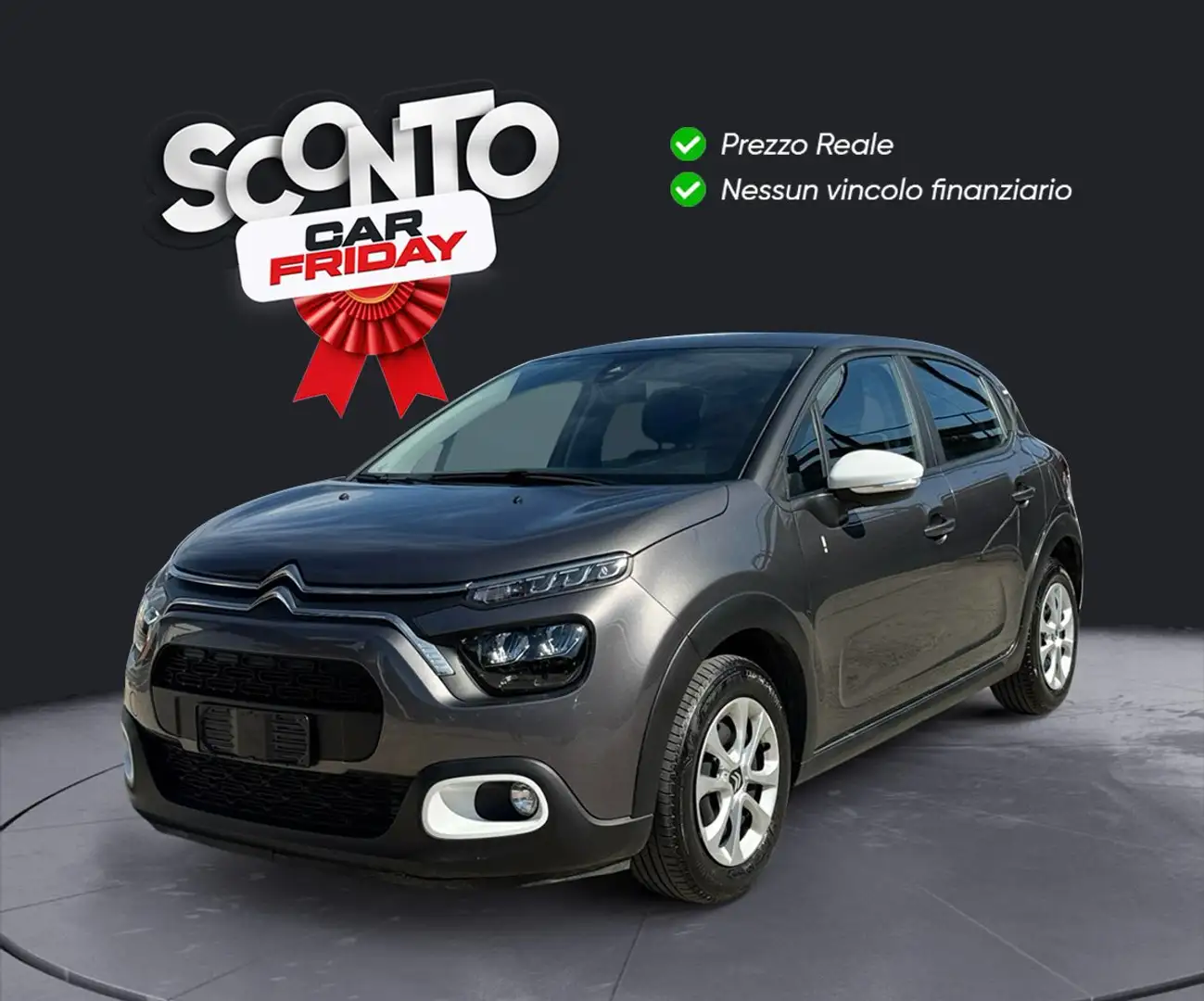 Citroen C3 C3 1.2 Puretech 83cv YOU Grau - 1