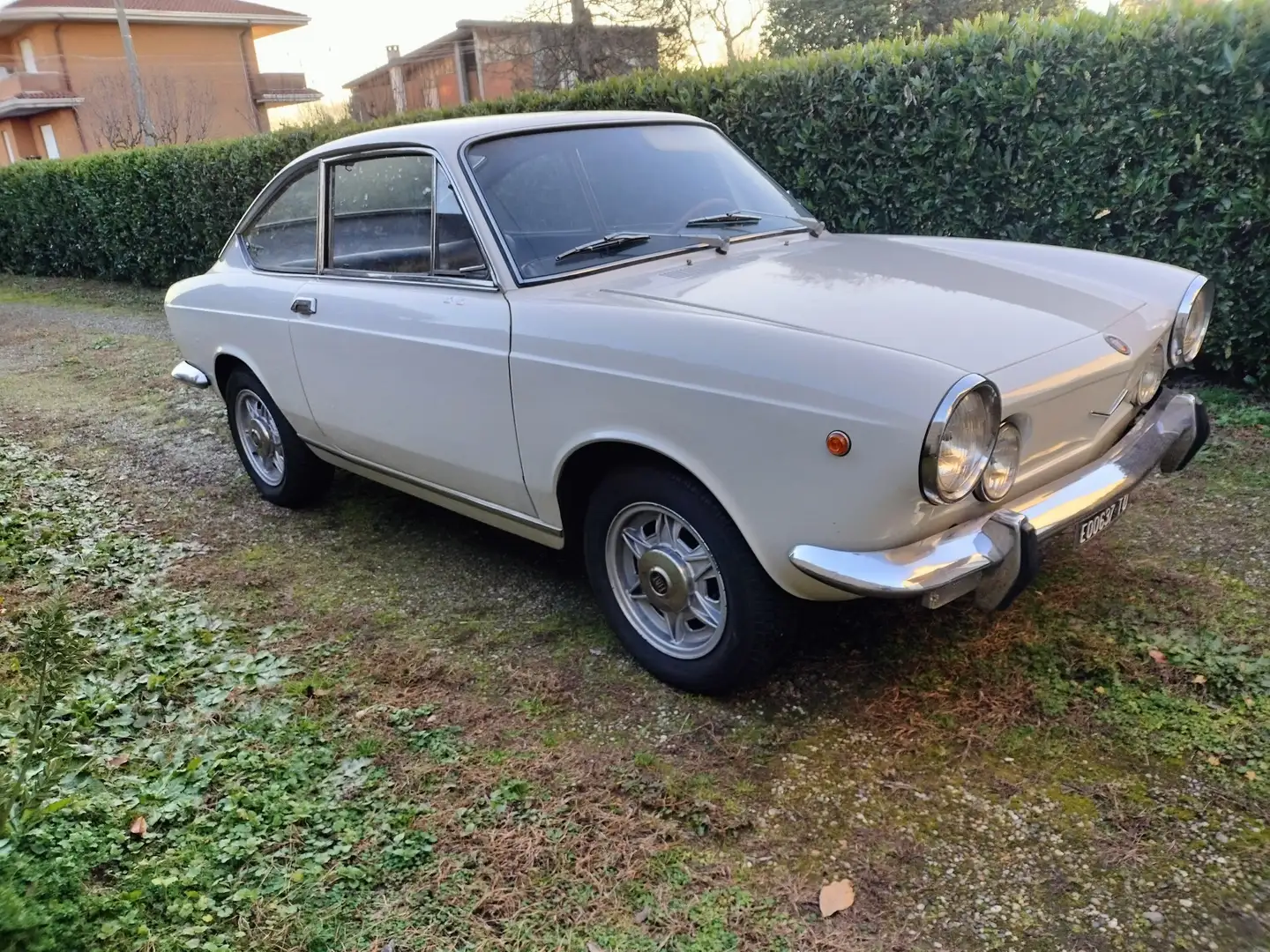 Fiat 850 sport coupé 2 serie Beyaz - 1