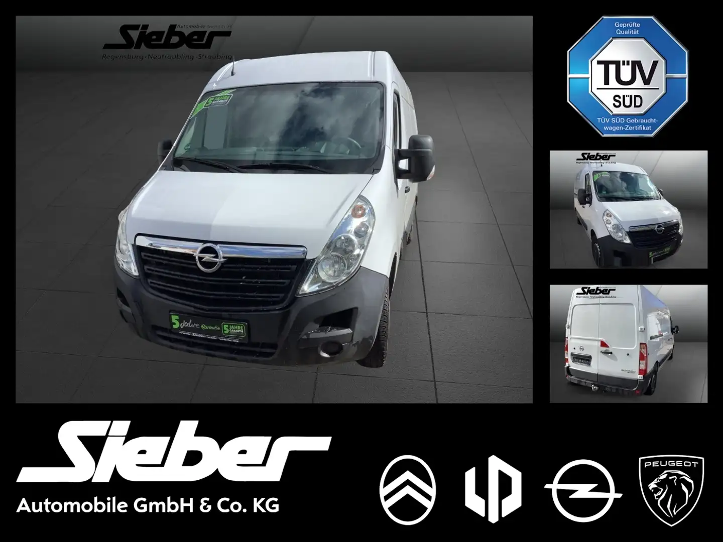 Opel Movano Kasten 2.3 CDTI L2H2 ***Klima***AHK*** Weiß - 1