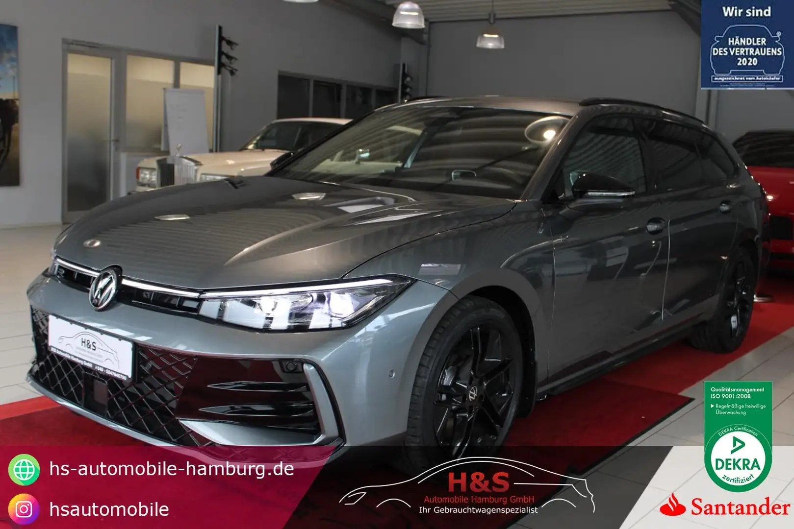 Volkswagen Passat Variant 2.0 TDI 4Motion R-Line Grau - 1