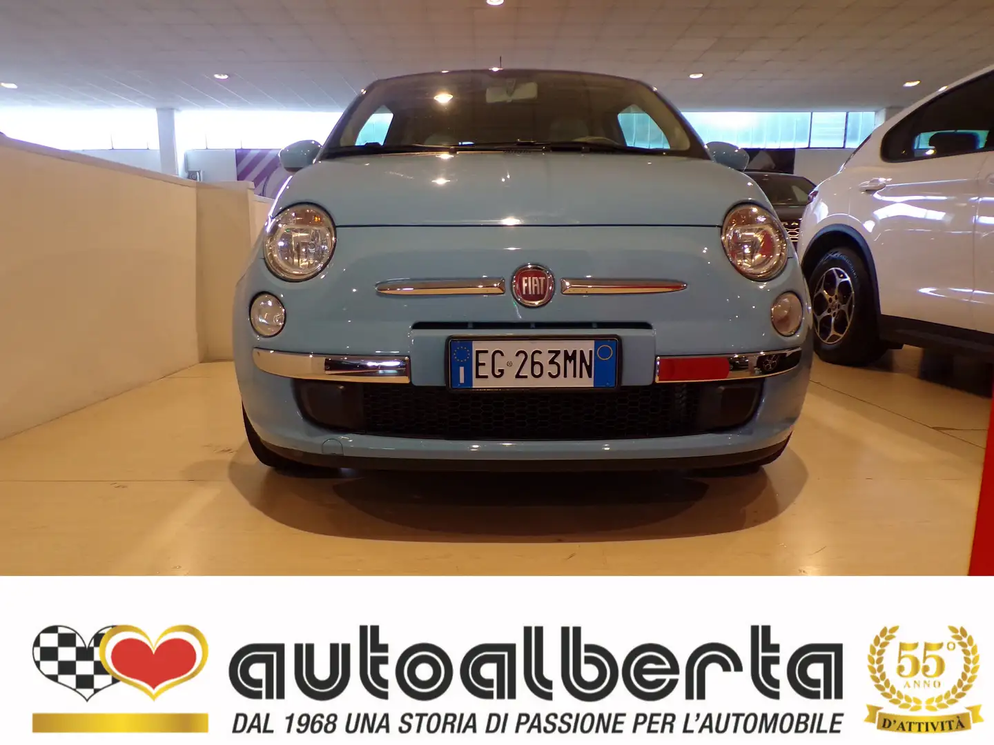 Fiat 500 1.2 Lounge 69cv Blu/Azzurro - 2