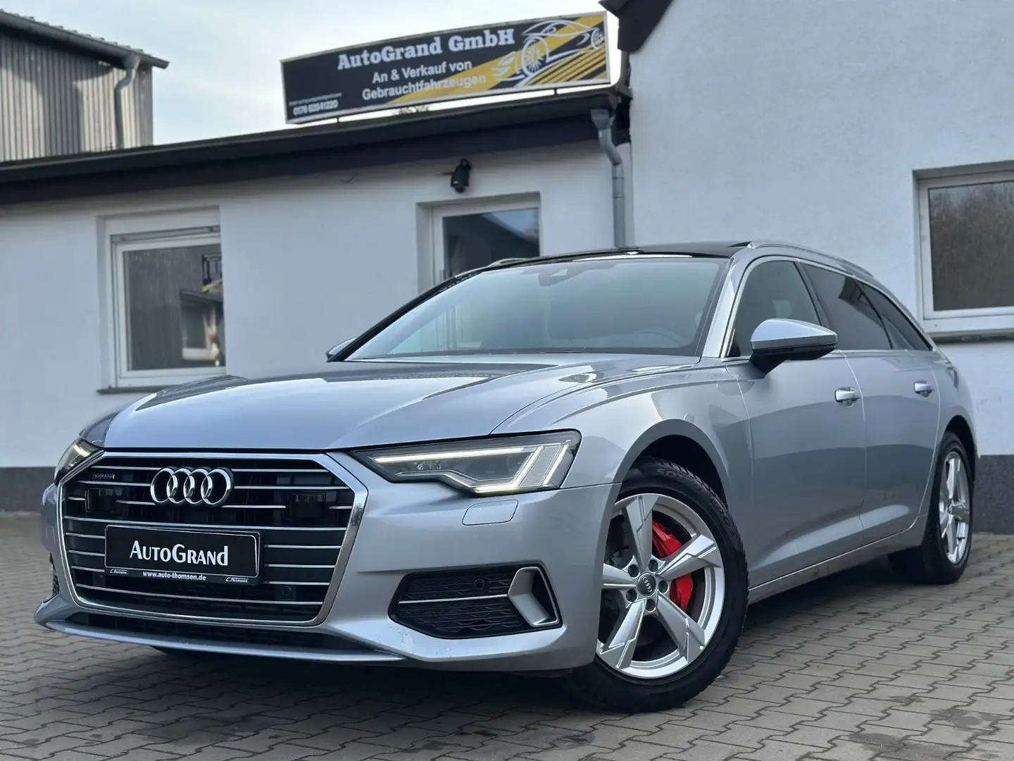 Audi A6 3.0 TDI quattro sport*MTRIX*Pano*Leder*AHK* Argent - 1