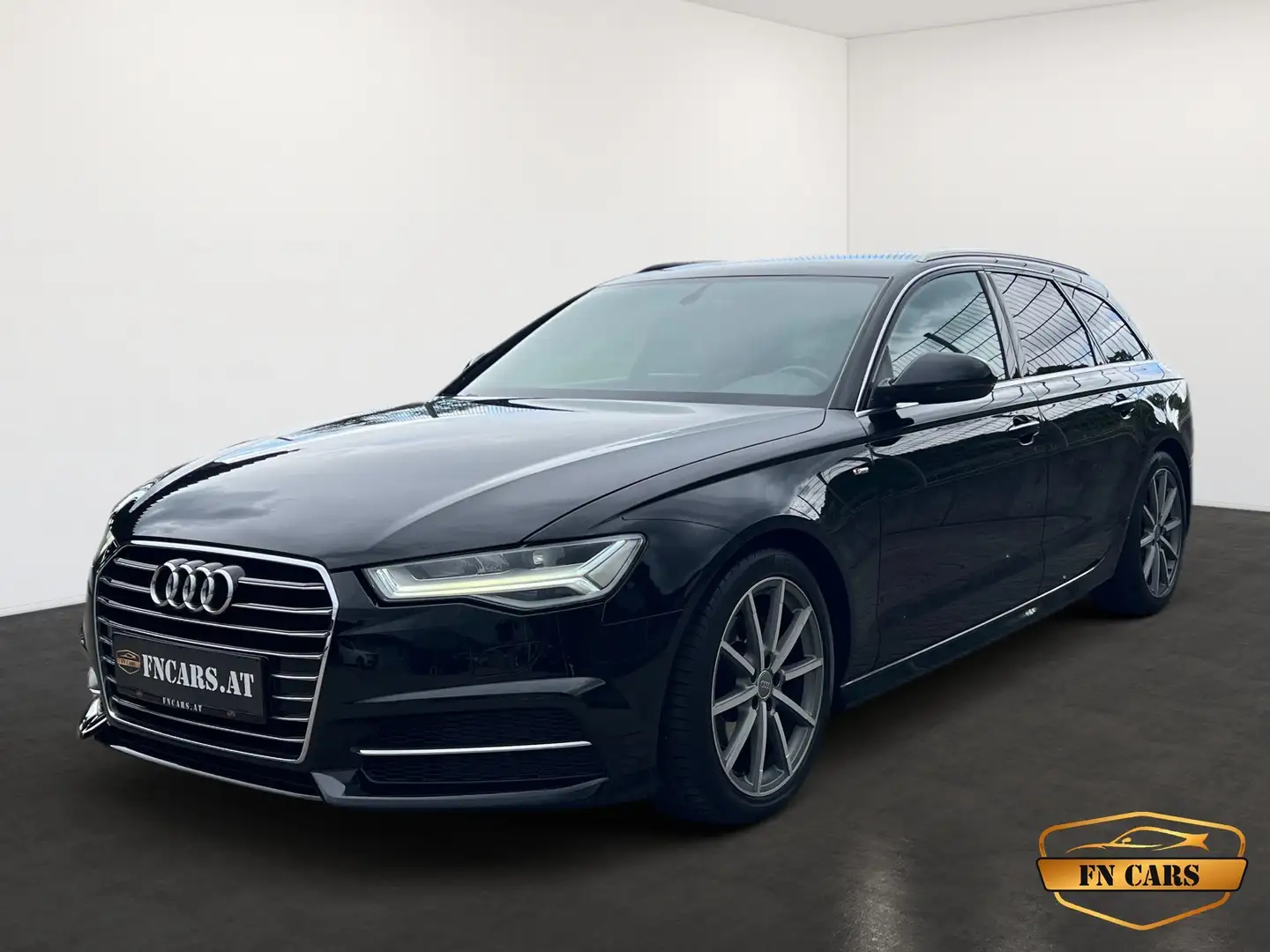 Audi A6 2.0 TDI S-Tronic S-LINE // LED // AHK // RFK // Negro - 1