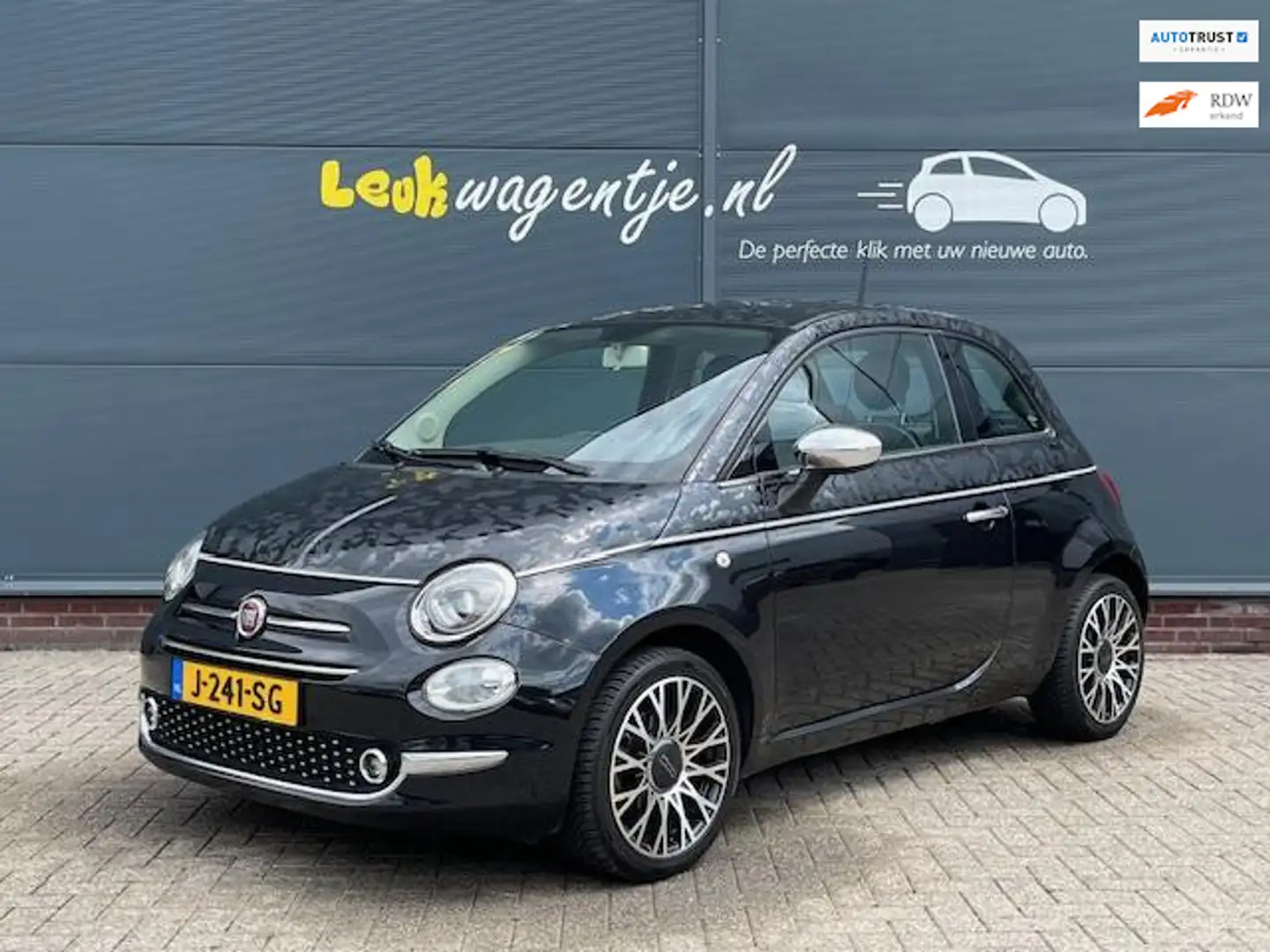 Fiat 500 1.2 Camouflage Edition *uniek *16 inch *chroompack Schwarz - 1