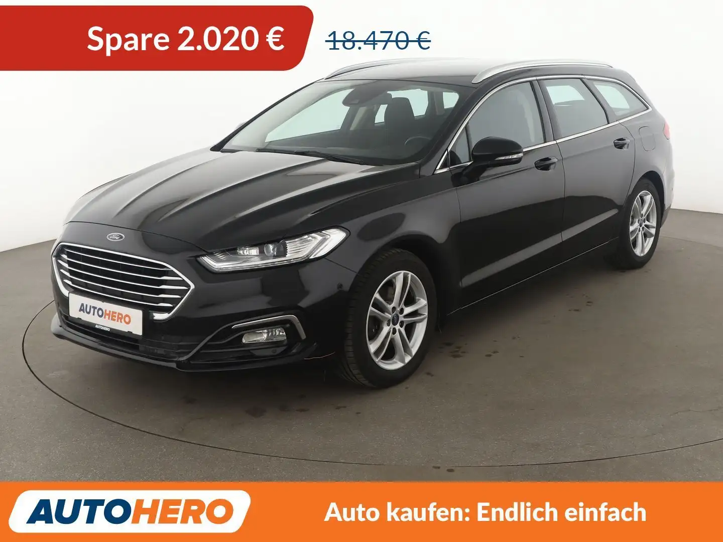 Ford Mondeo 1.5 EcoBoost Titanium Aut.*NAVI*LED*SPUR*PDC*SHZ* Noir - 1