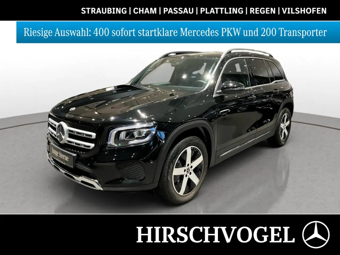 Mercedes-Benz GLB 200 Progressive+MBUX+Navi+LED+Kamera+PDC+SHZ Zwart - 1
