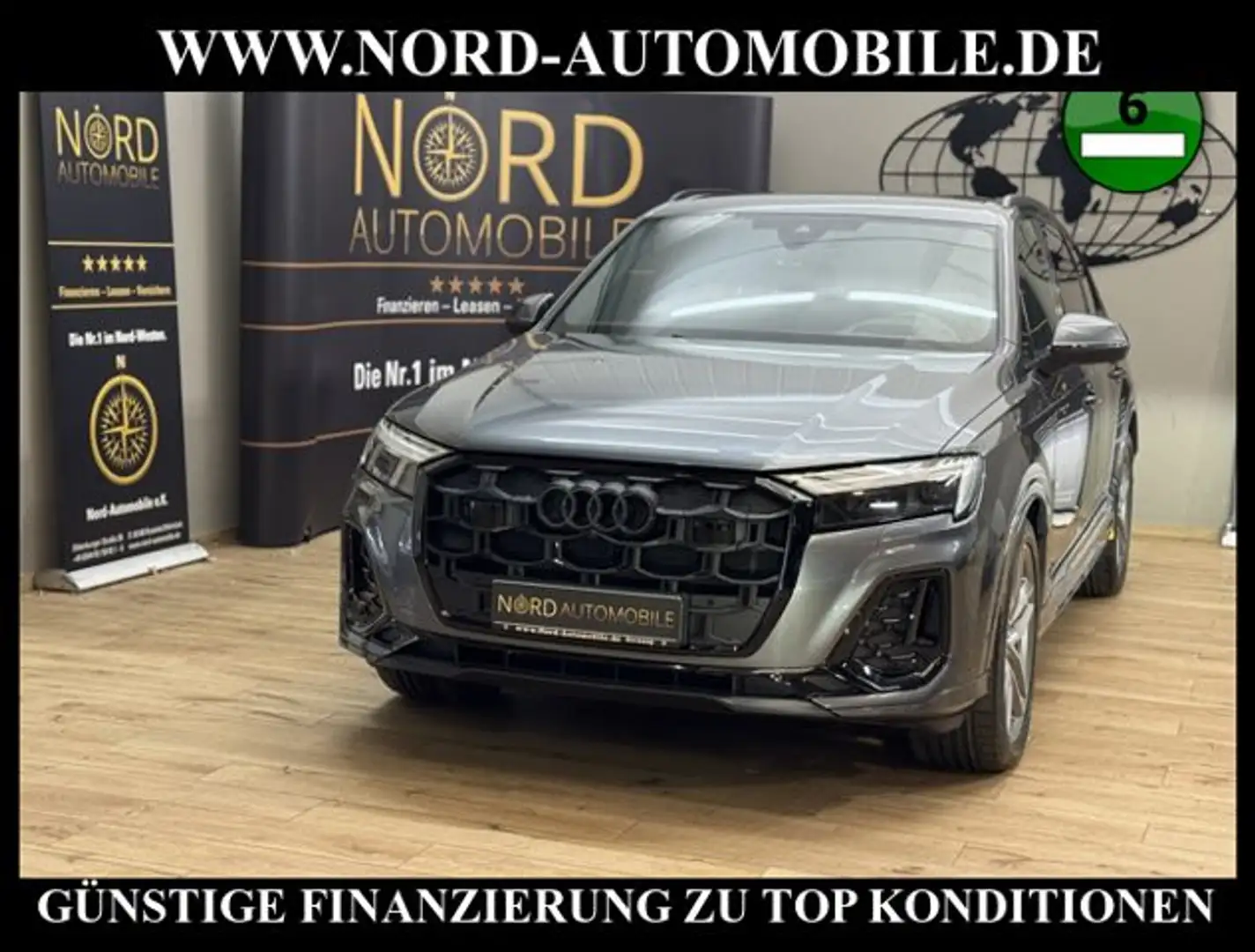 Audi Q7 45 TDI qu S-LINE*21Z*AHK*LUFT*OPTIKPAK*UPE105 Grau - 1