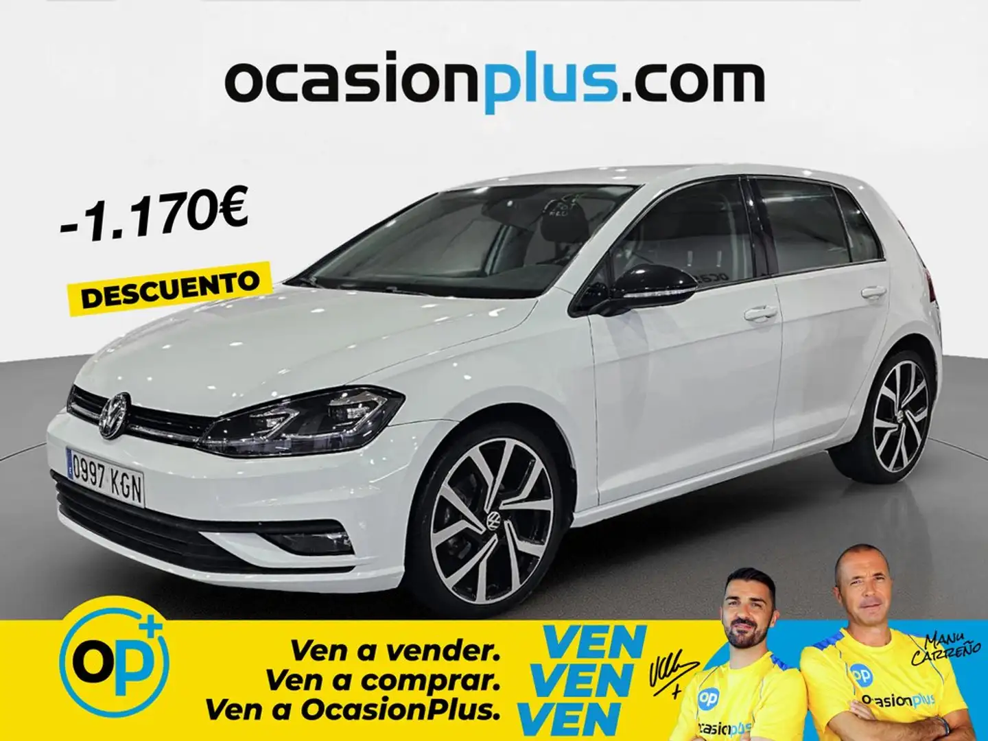 Volkswagen Golf 1.6TDI Business Edition DSG7 85kW Blanco - 1