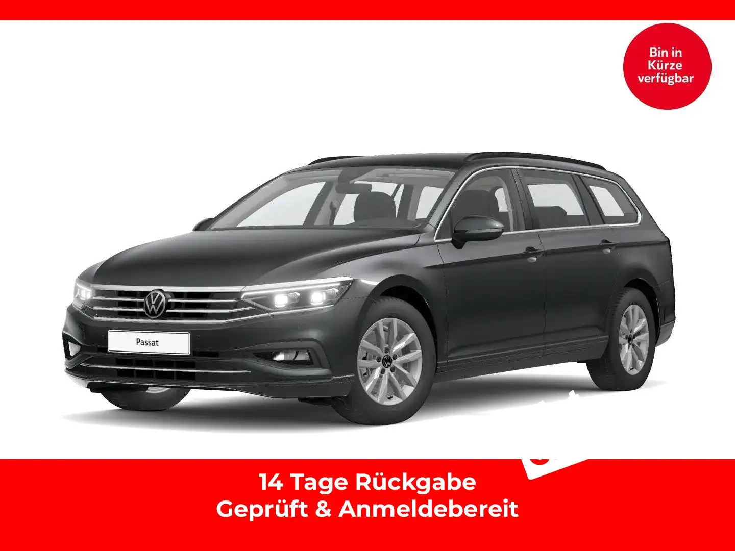 Volkswagen Passat Variant 2.0 TDI BMT Business LED+NAV+RFK Grau - 1