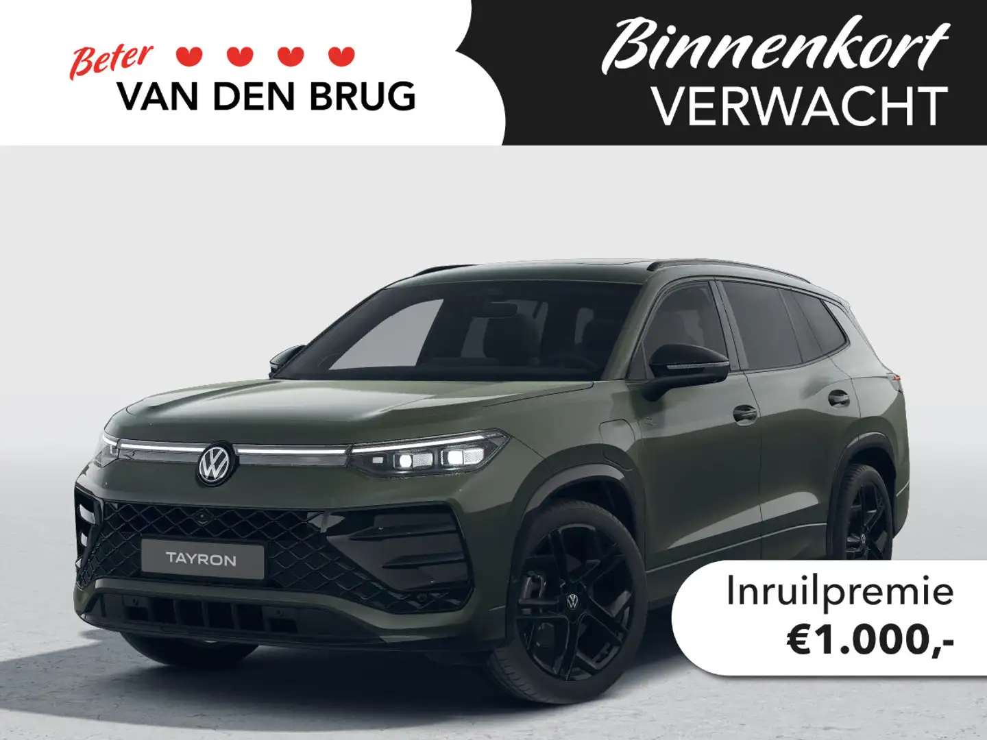 Volkswagen Tayron R-Line-Edition 1.5 eHybrid 200 kW / 272 pk SUV 6 v Verde - 1