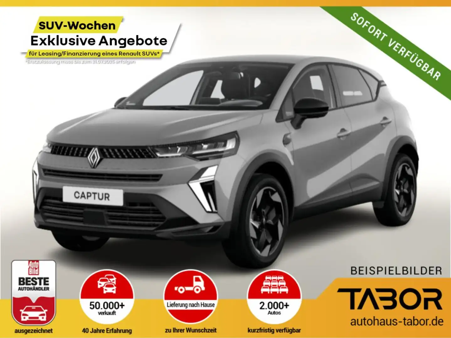 Renault Captur Techno E-TECH Full Hybrid 145 Kam Grau - 2