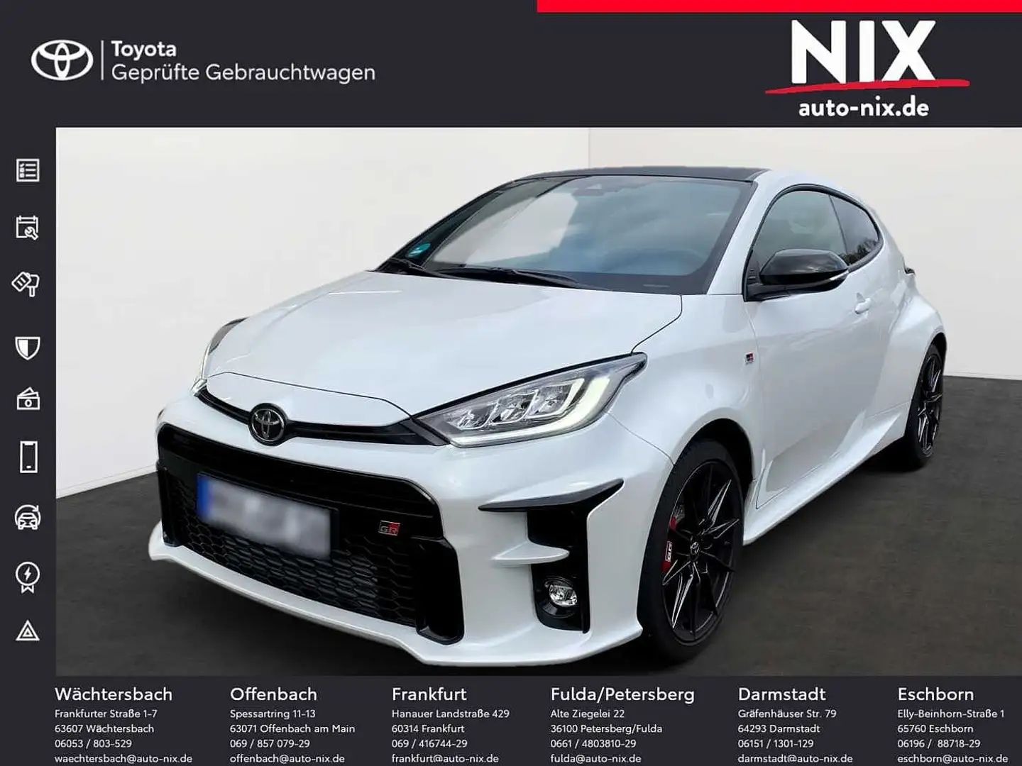 Toyota Yaris 1.6 Turbo GR WRC Tripple Edition LED Weiß - 1