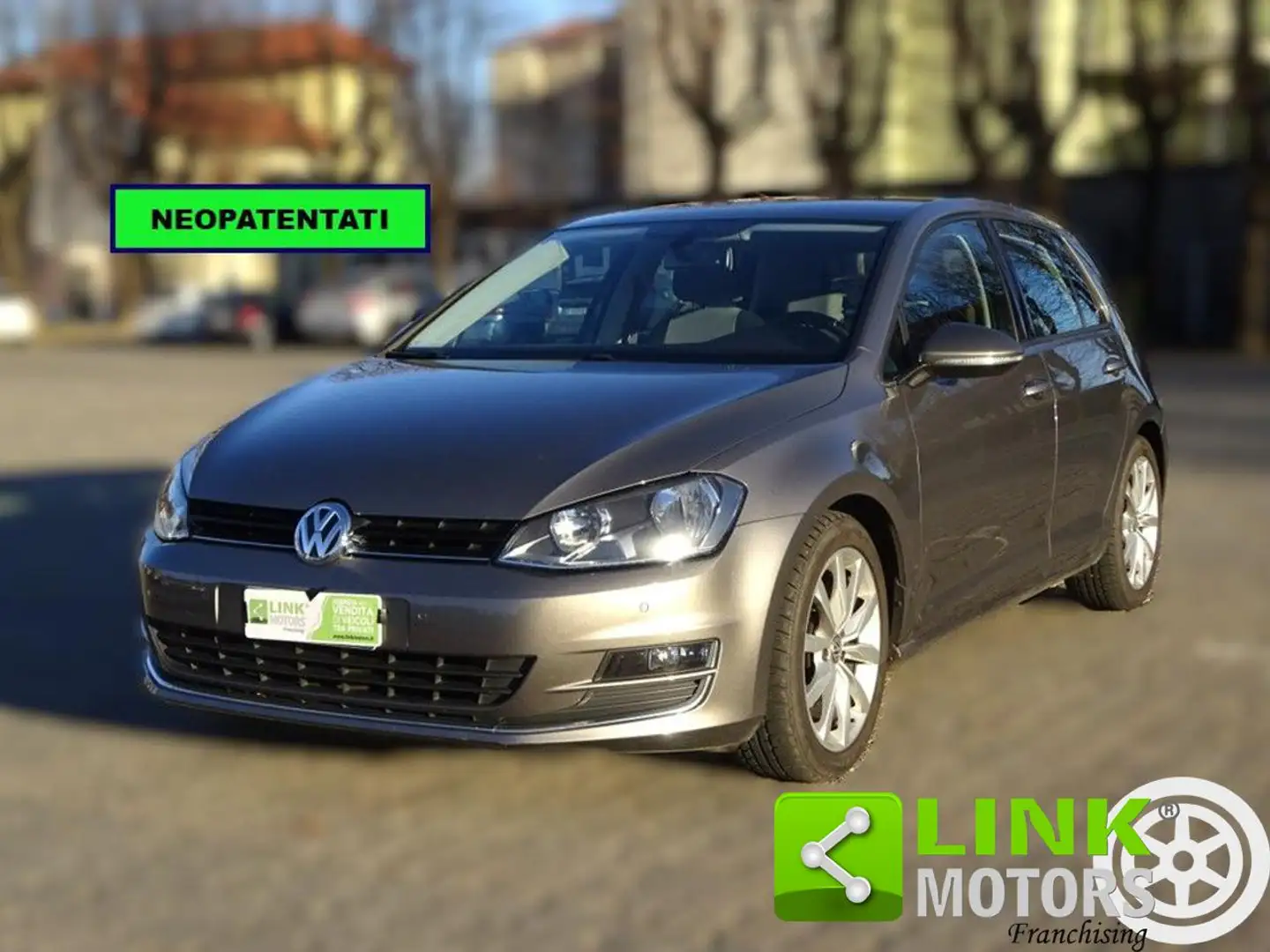 Volkswagen Golf 1.6 TDI 110 CV DSG 5p Executive BMT NEOPATENTATI Gris - 1