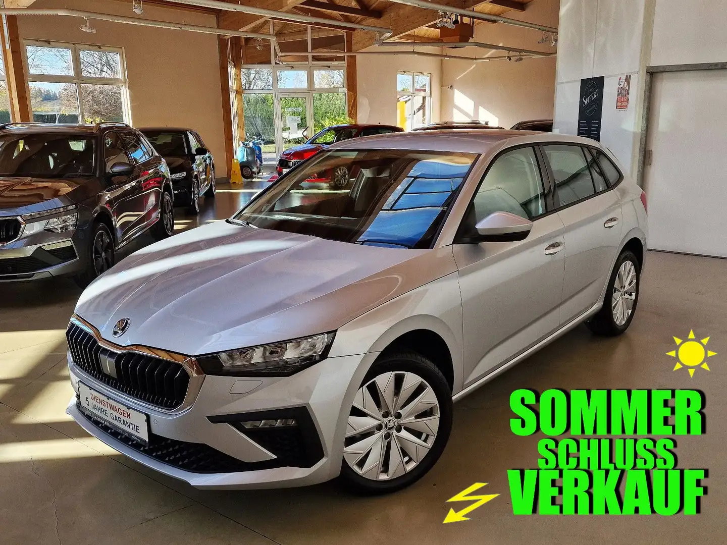 Skoda Scala II Top Selection AHK 5J-GAR KAMERA LED PD Argent - 1