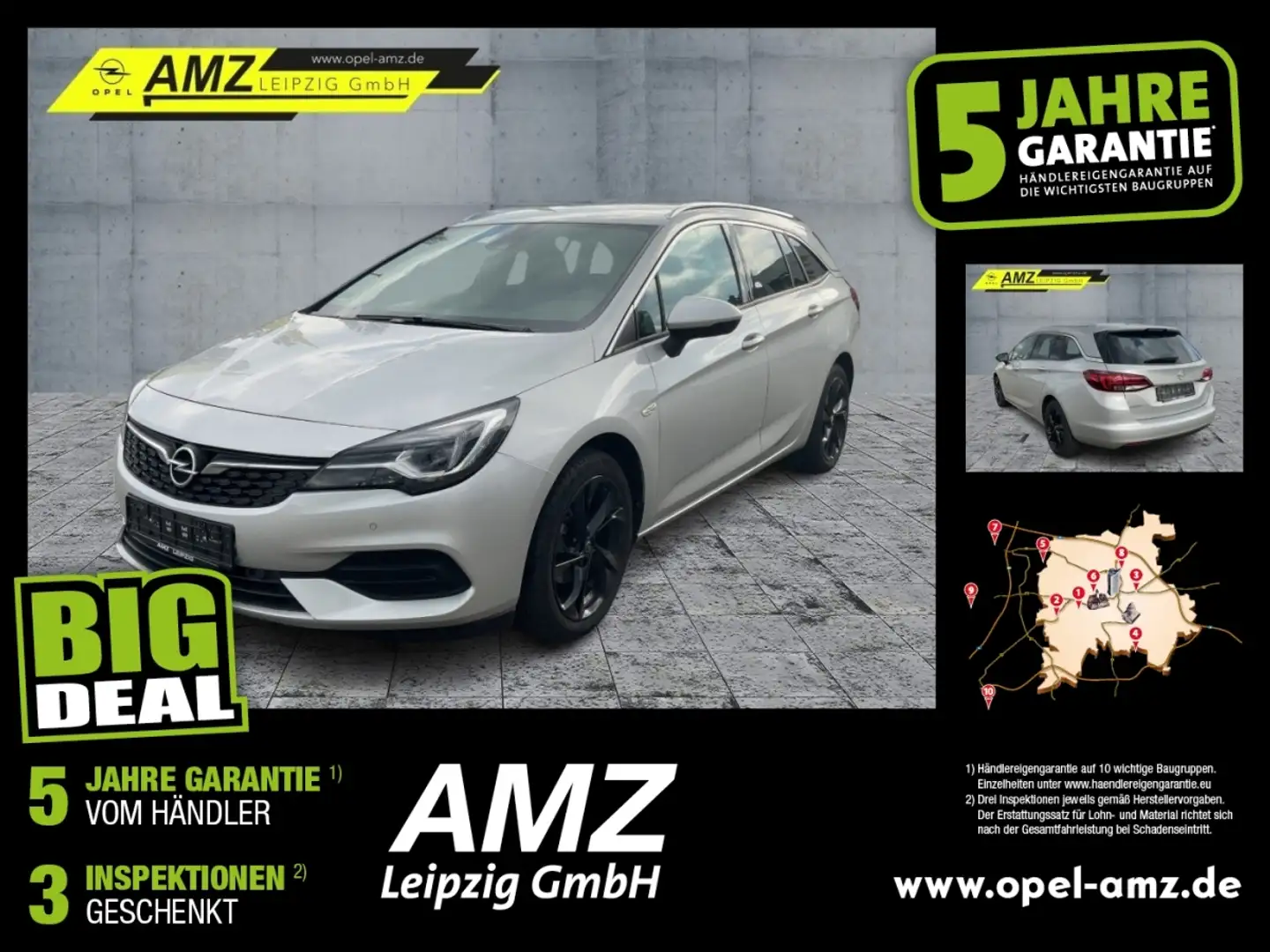 Opel Astra K Sports Tourer 1.2 *HU AU NEU* Zilver - 1