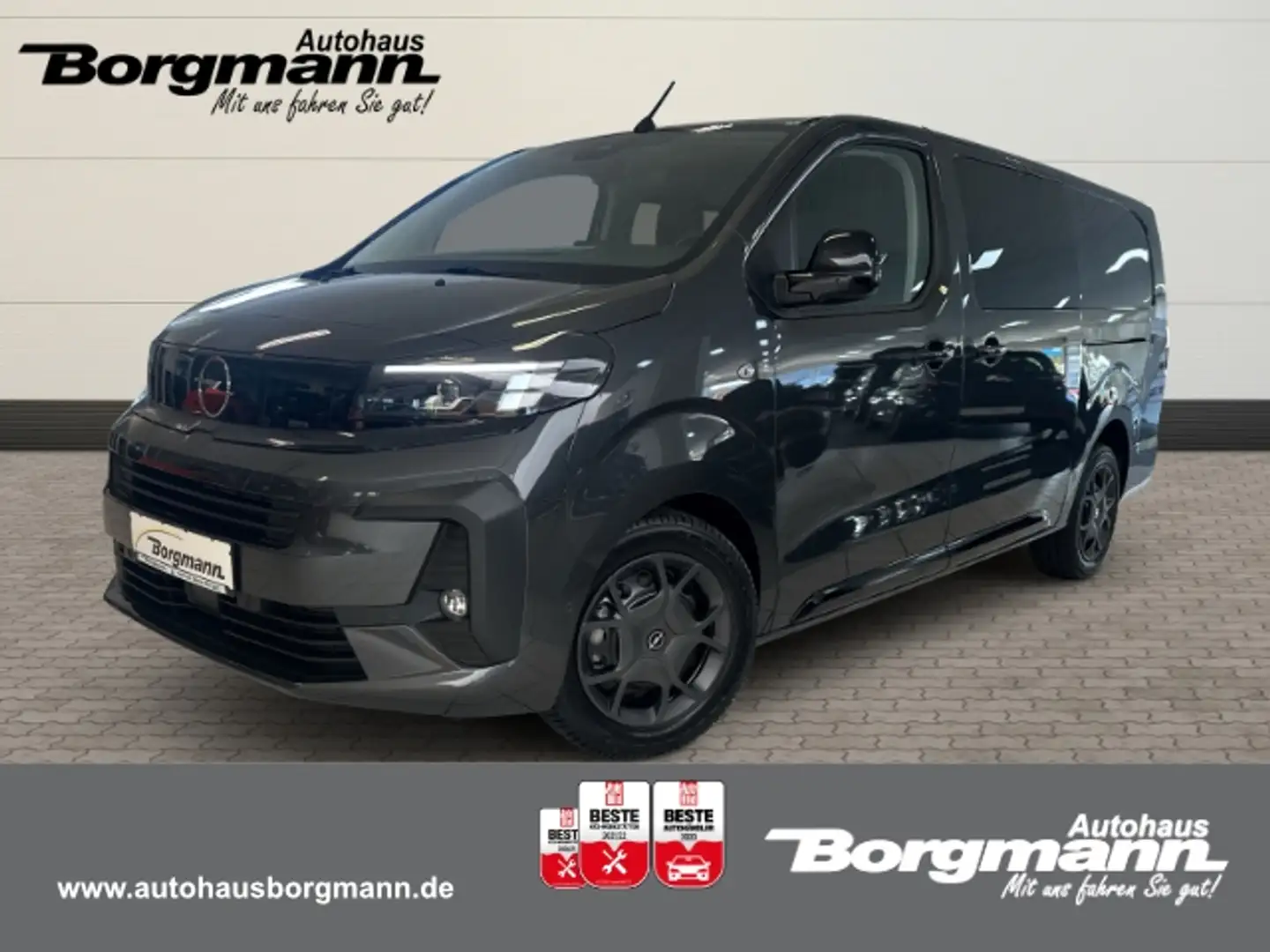 Opel Vivaro Doppelkabine Lang LED - Navi - Carplay - Keyless Gris - 1