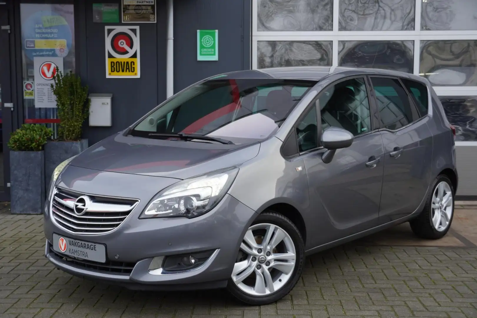 Opel Meriva 1.4 Turbo Blitz NAP Clima/Cruise/Navi/Winterpak. Gris - 2