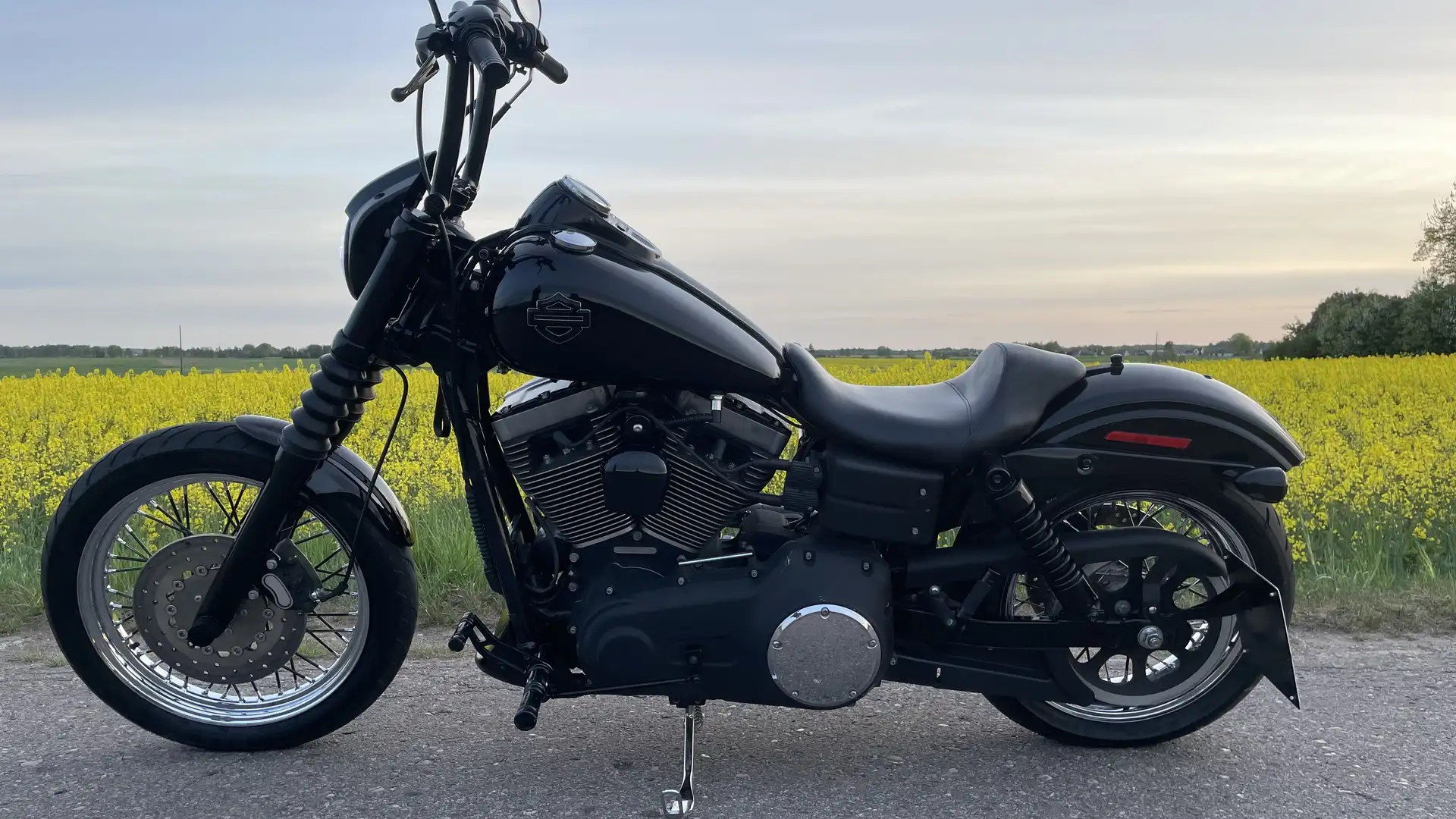 Harley-Davidson Dyna Street Bob harley davidson dyna street bob Zwart - 1