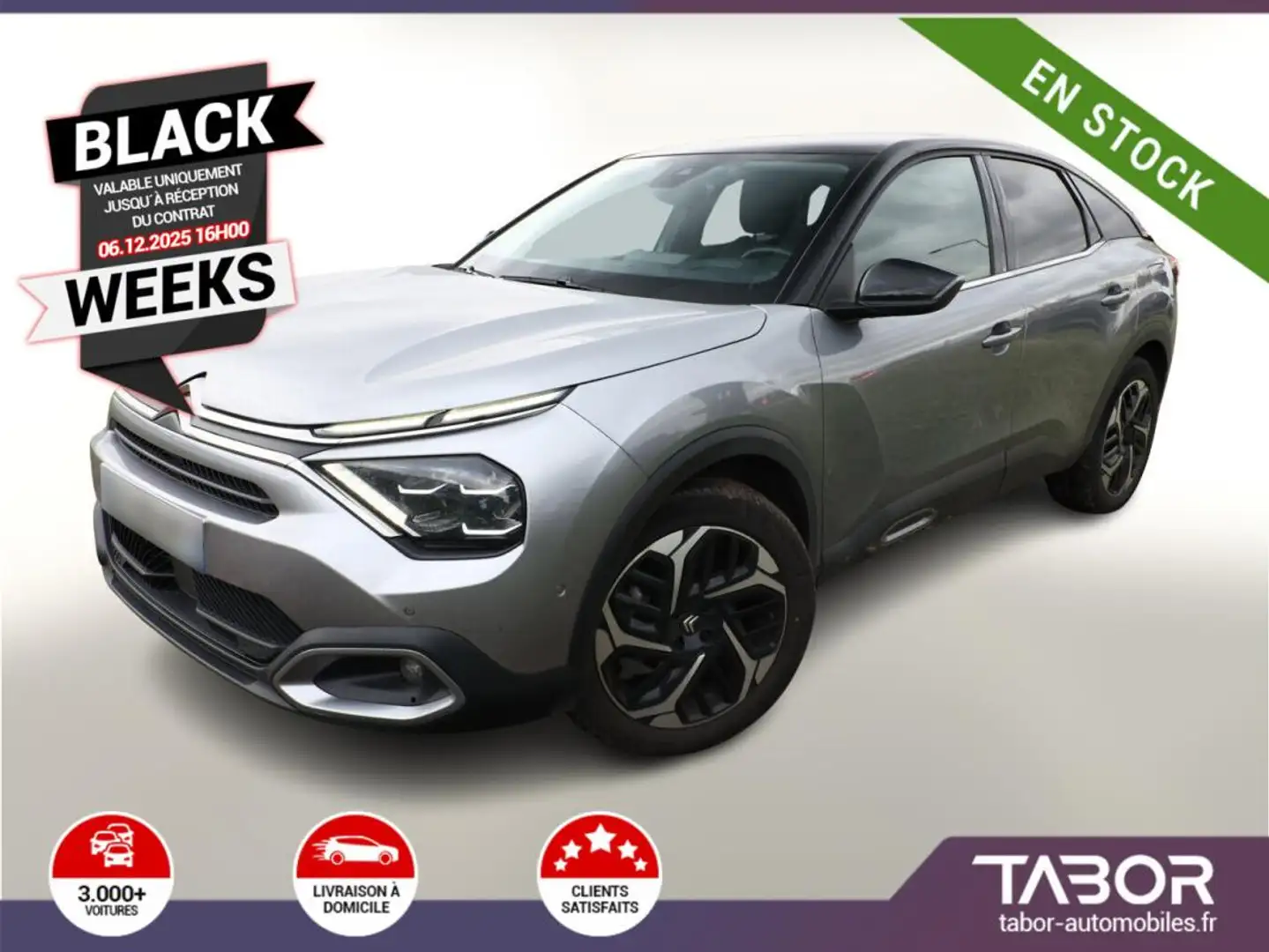 Citroen C4 1.2 Mild-Hybrid 136 Aut Max cuir ACC Gris - 1